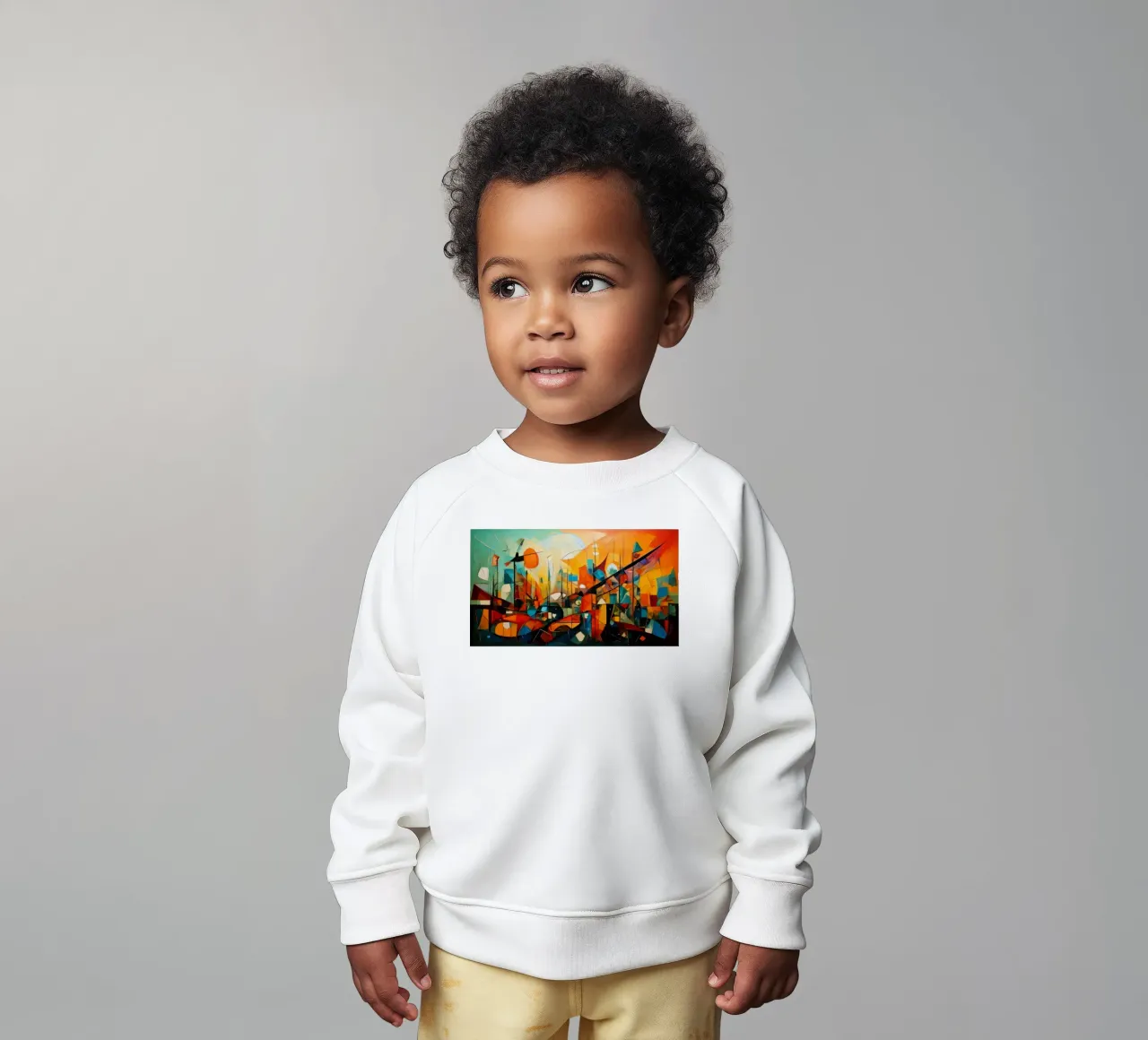 Abstract Geometric 002 sudadera de bebé de Art Unleashed