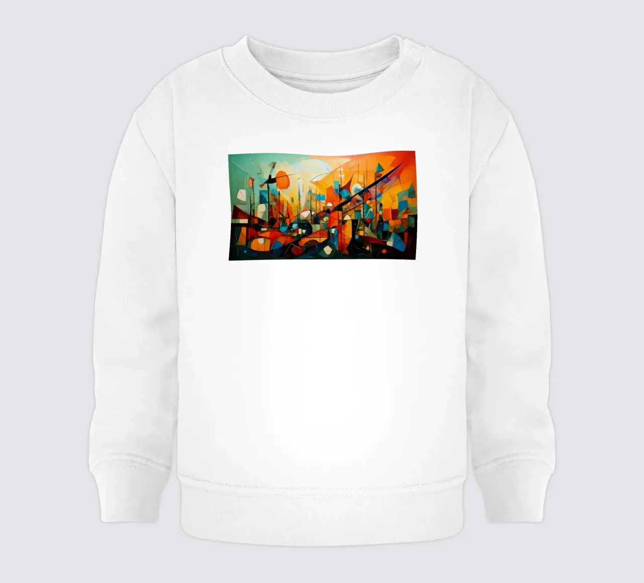 Abstract Geometric 002 felpa neonato da Art Unleashed