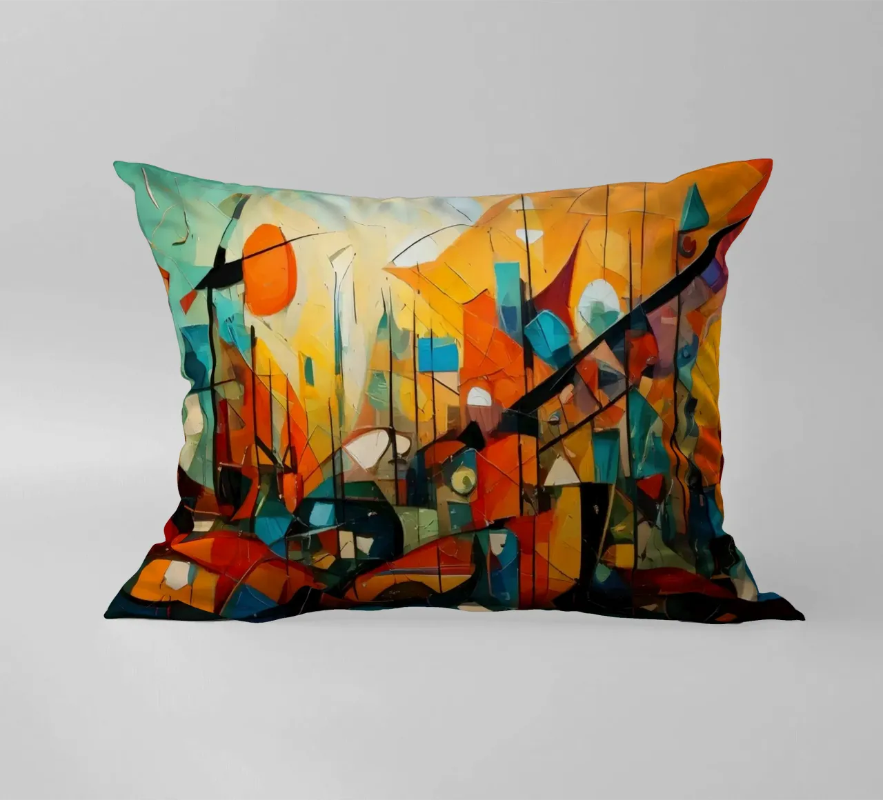 Abstract Geometric 002 cuscino da Art Unleashed
