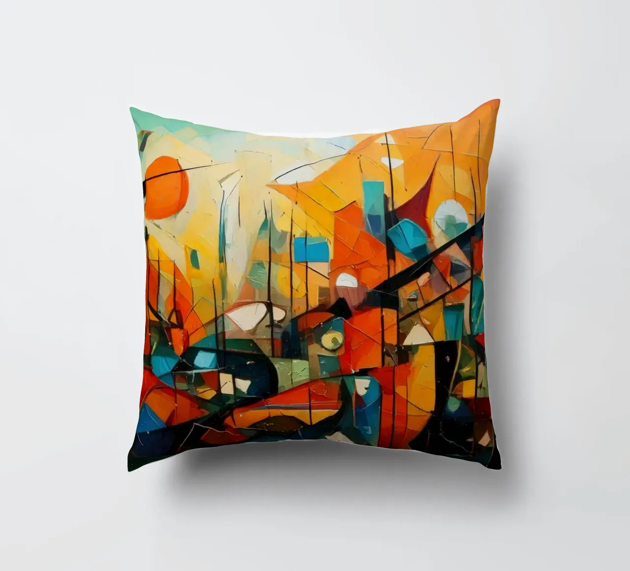 Abstract Geometric 002 cuscino da Art Unleashed
