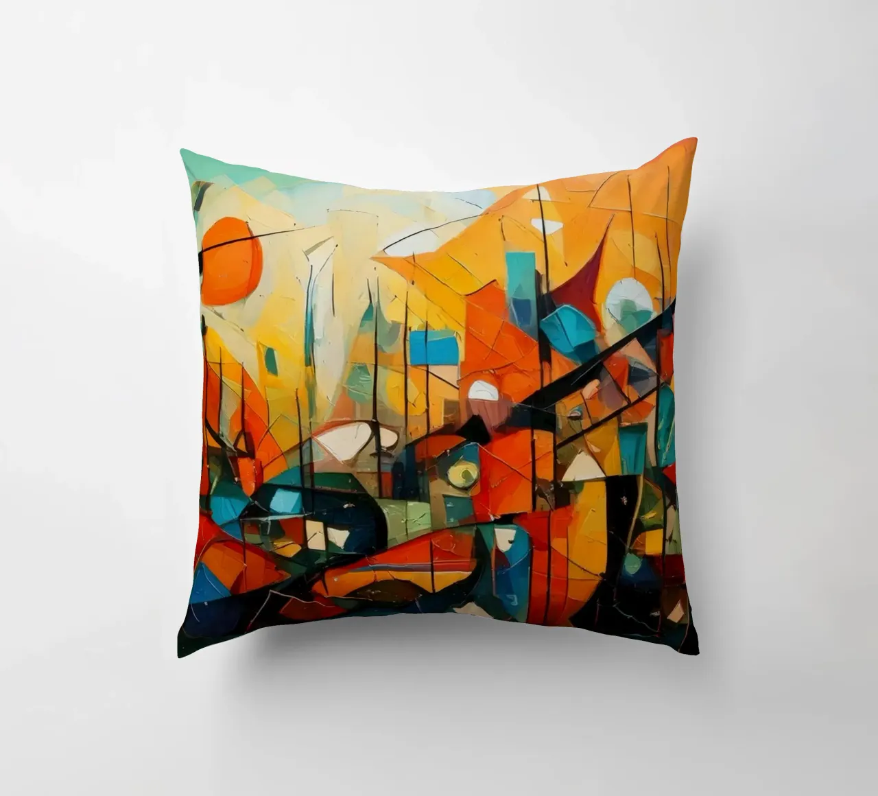 Abstract Geometric 002 cuscino da Art Unleashed