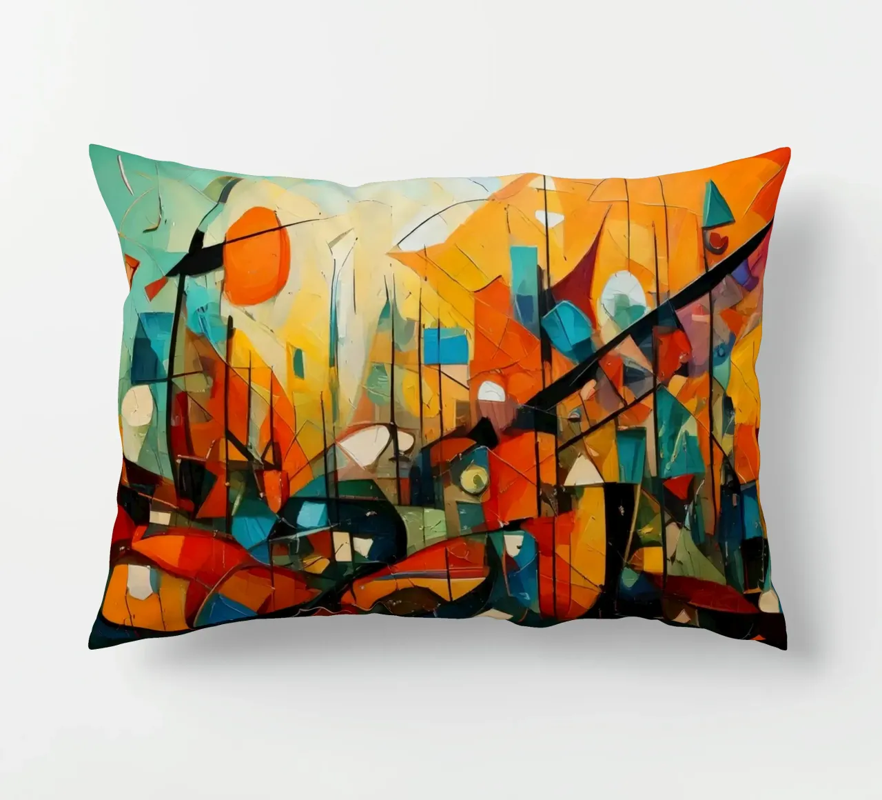 Abstract Geometric 002 cuscino da Art Unleashed