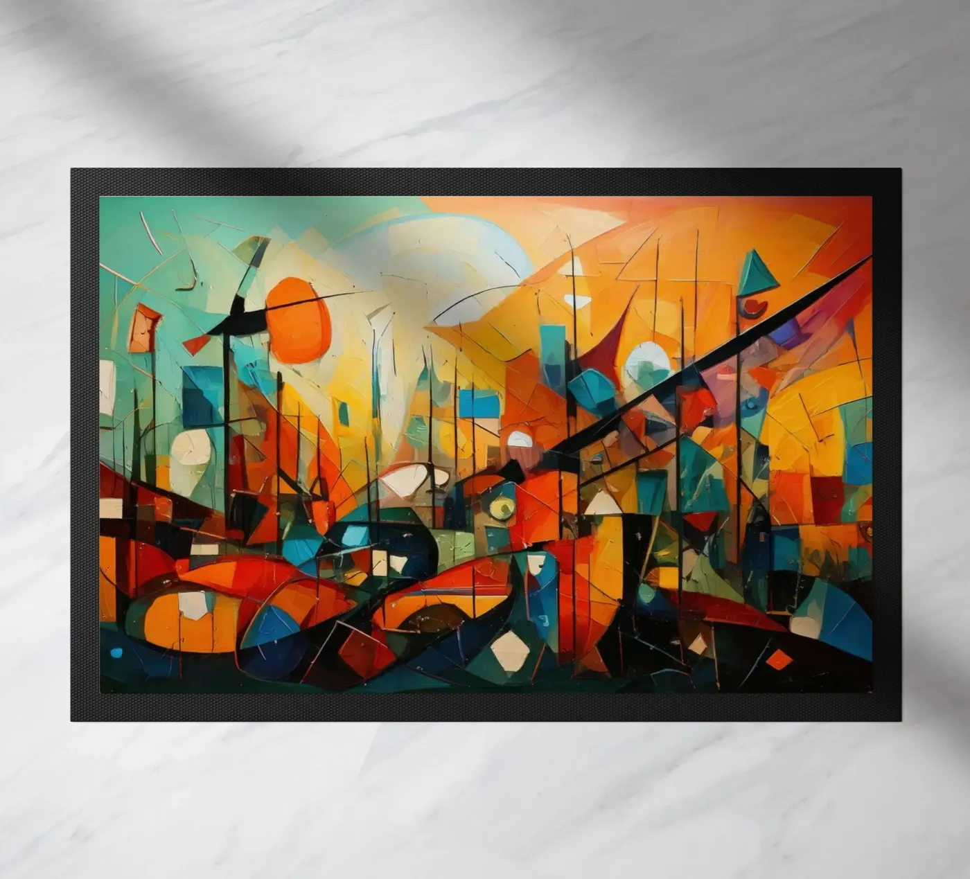 Abstract Geometric 002 zerbino da Art Unleashed