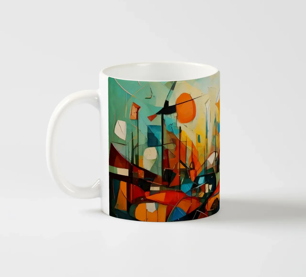 Abstract Geometric 002 tazza in ceramica da Art Unleashed
