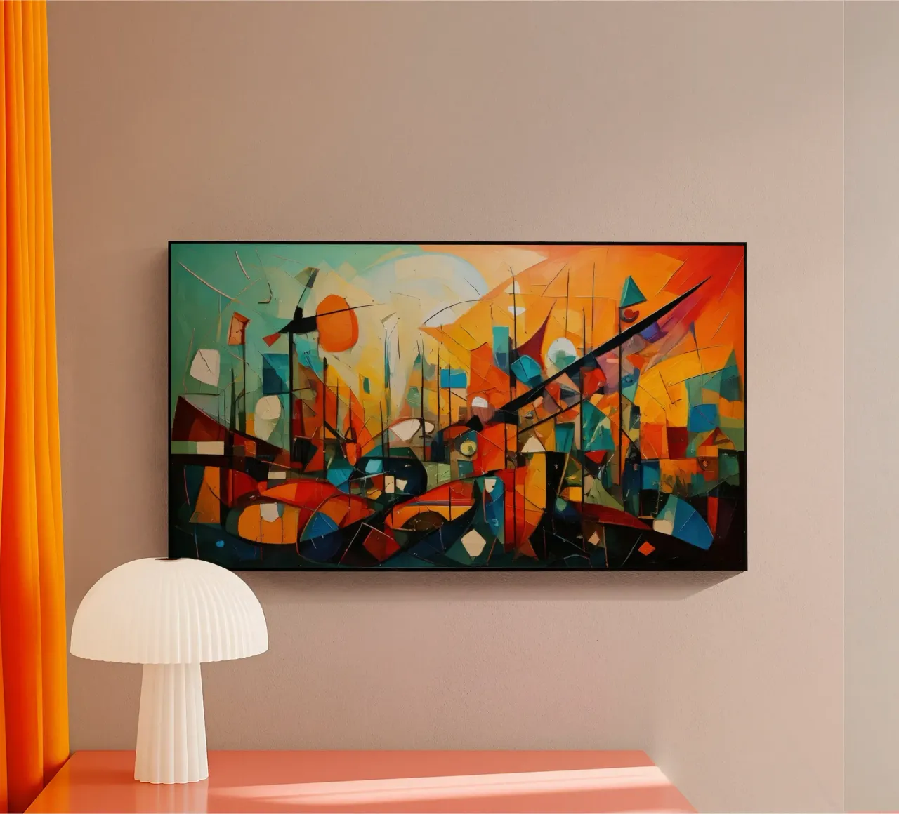 Abstract Geometric 002 product.type.acrylglas common.byCreator Art Unleashed