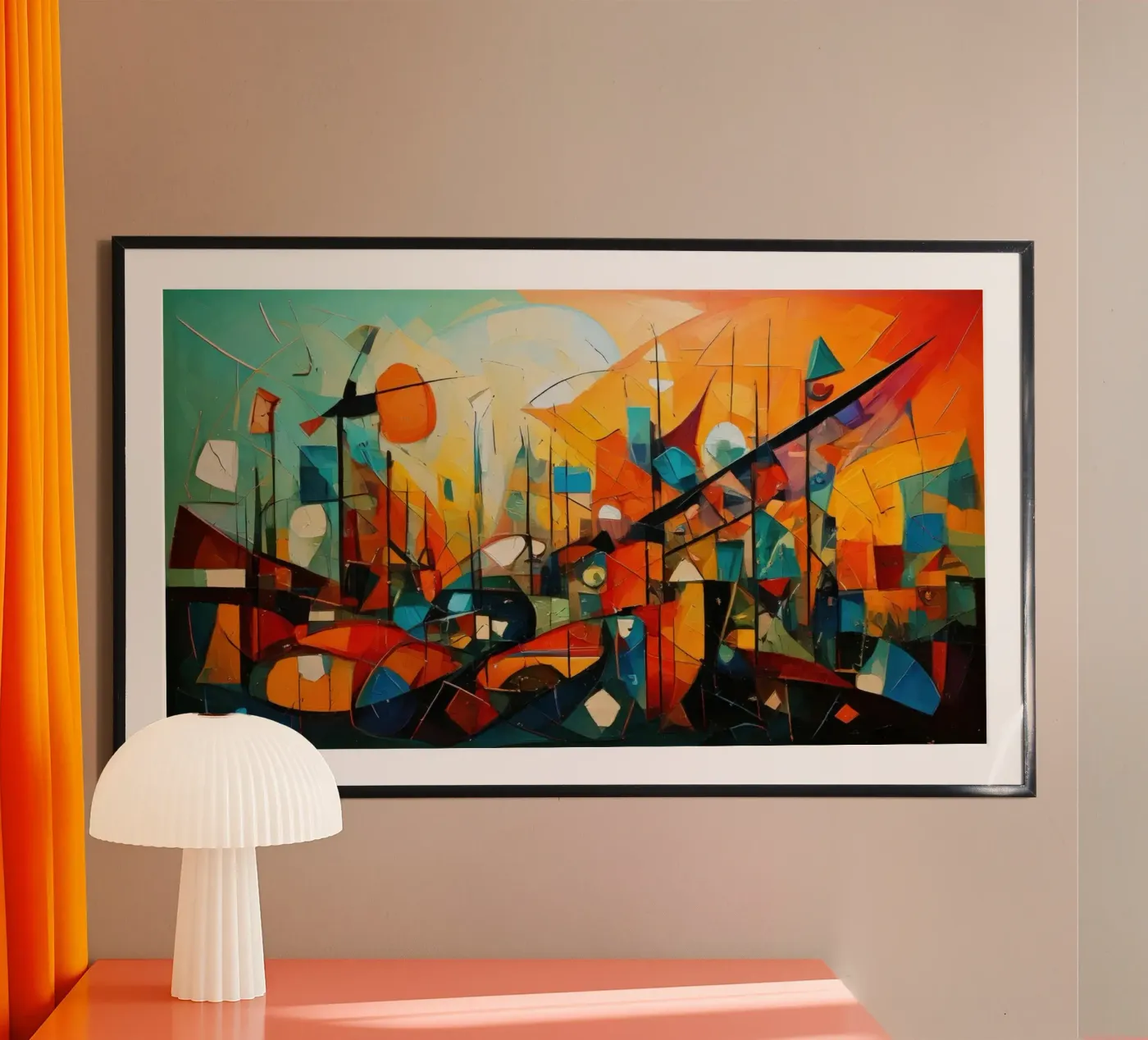 Abstract Geometric 002 poster da Art Unleashed