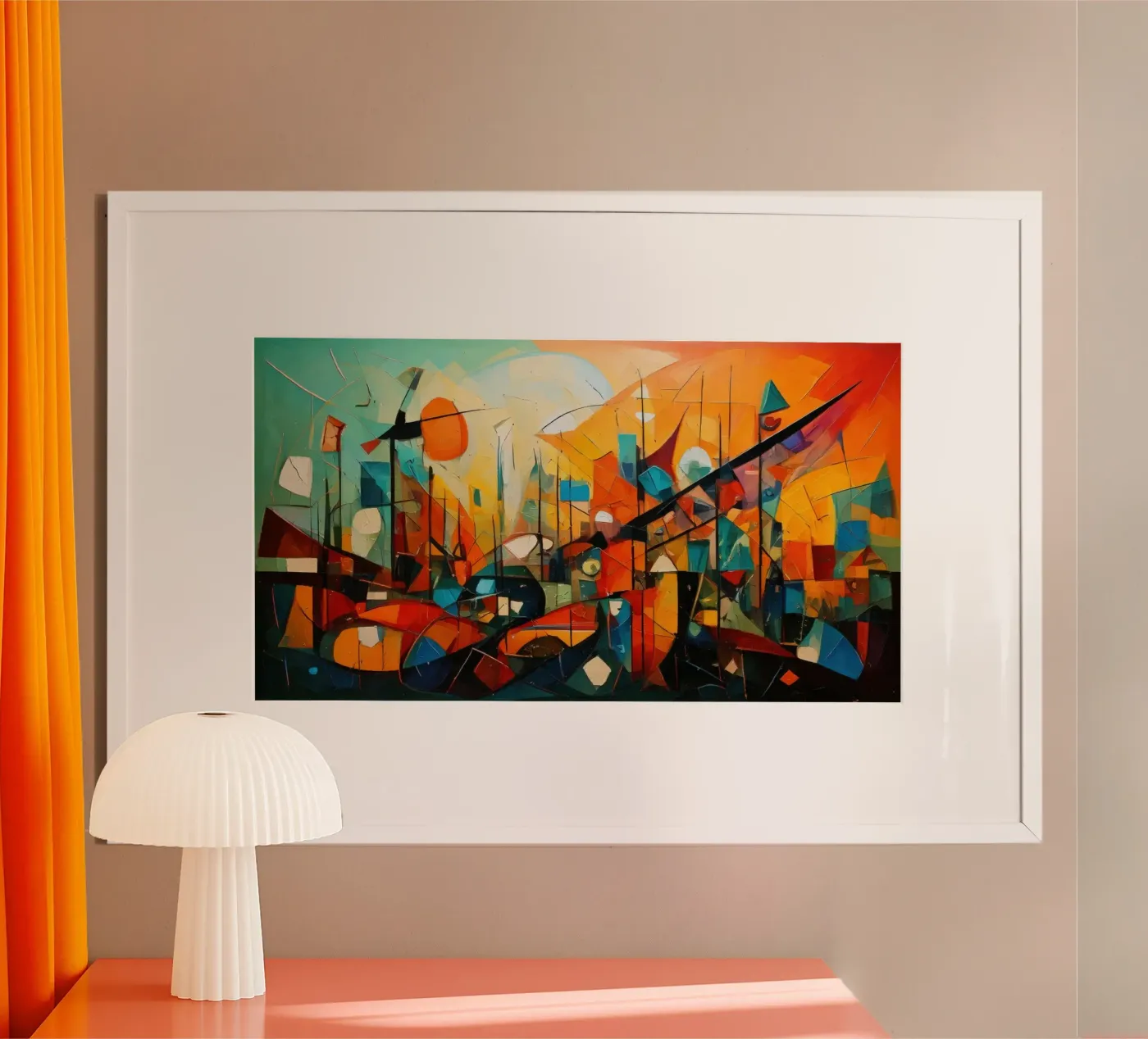 Abstract Geometric 002 poster da Art Unleashed