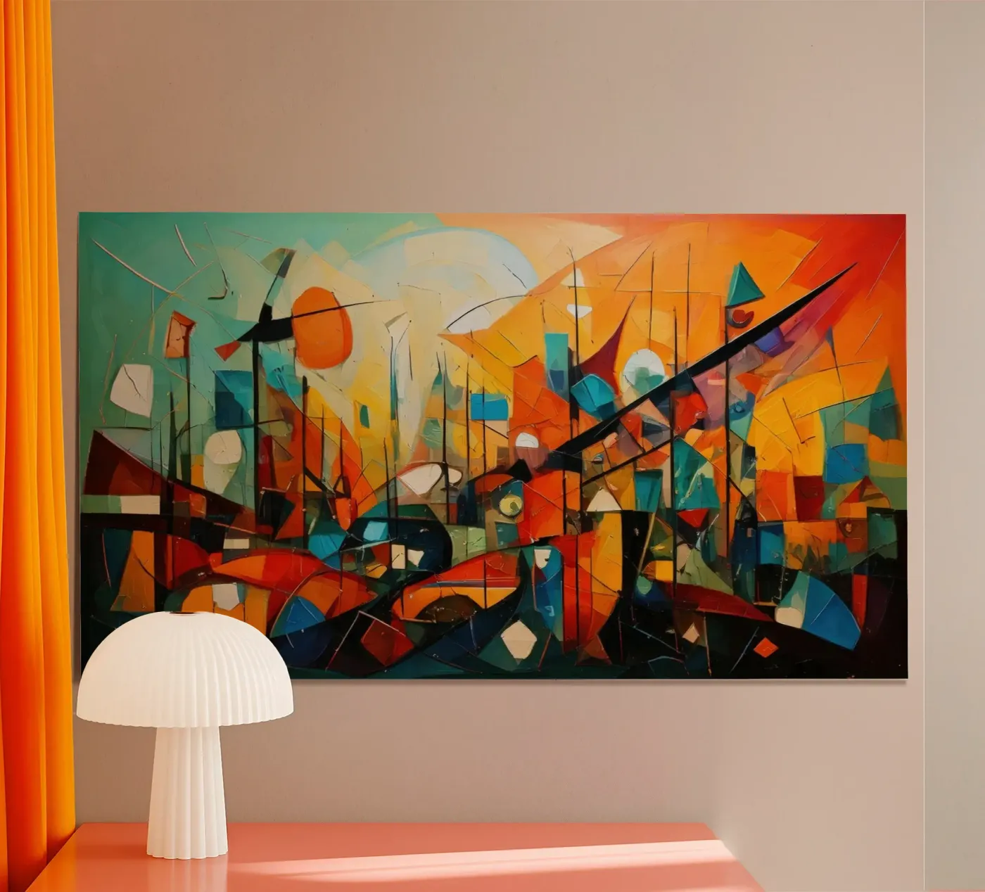 Abstract Geometric 002 poster da Art Unleashed