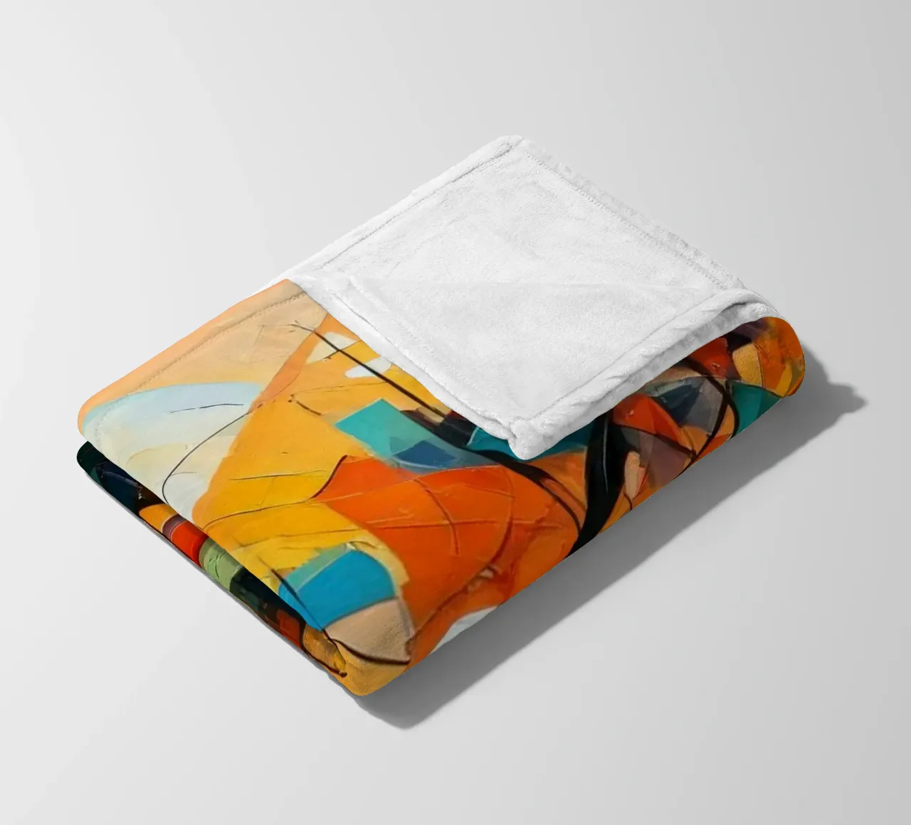 Abstract Geometric 002 coperta in pile da Art Unleashed