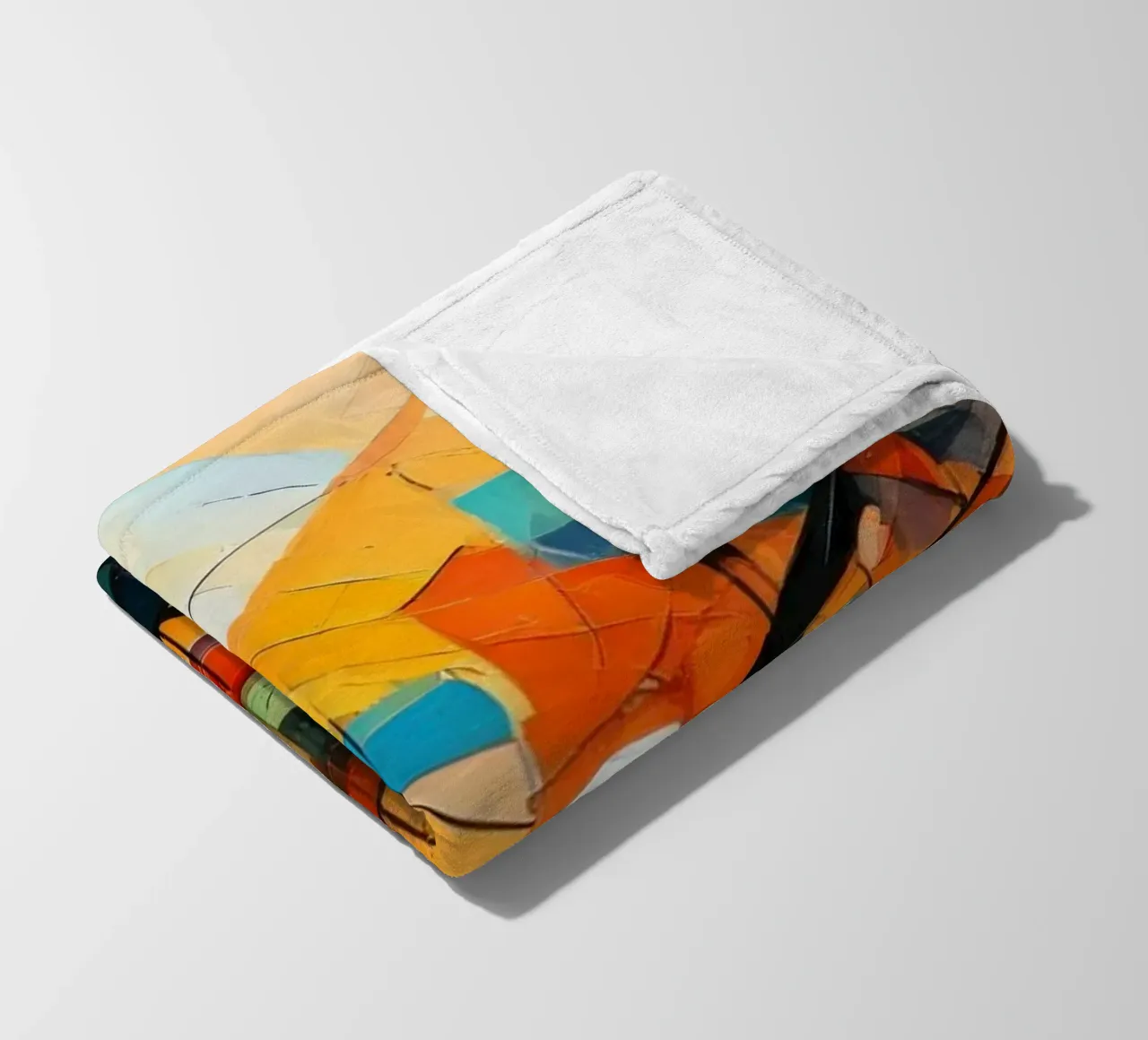 Abstract Geometric 002 coperta in pile da Art Unleashed