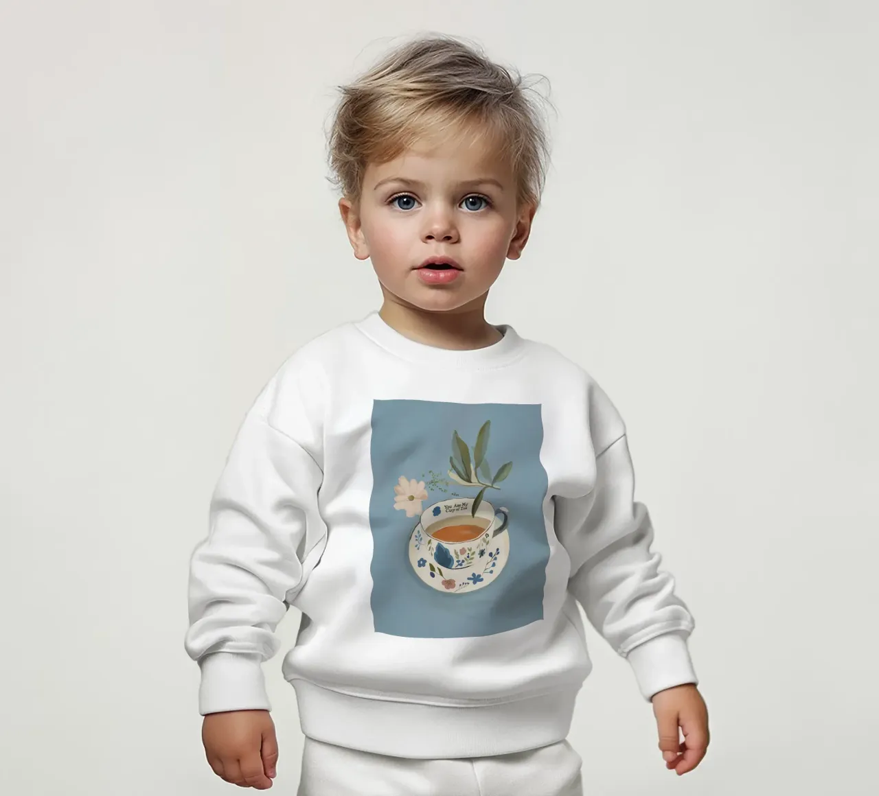 You are My Cup of Tea 3 baby sweatshirt by ThingDesign