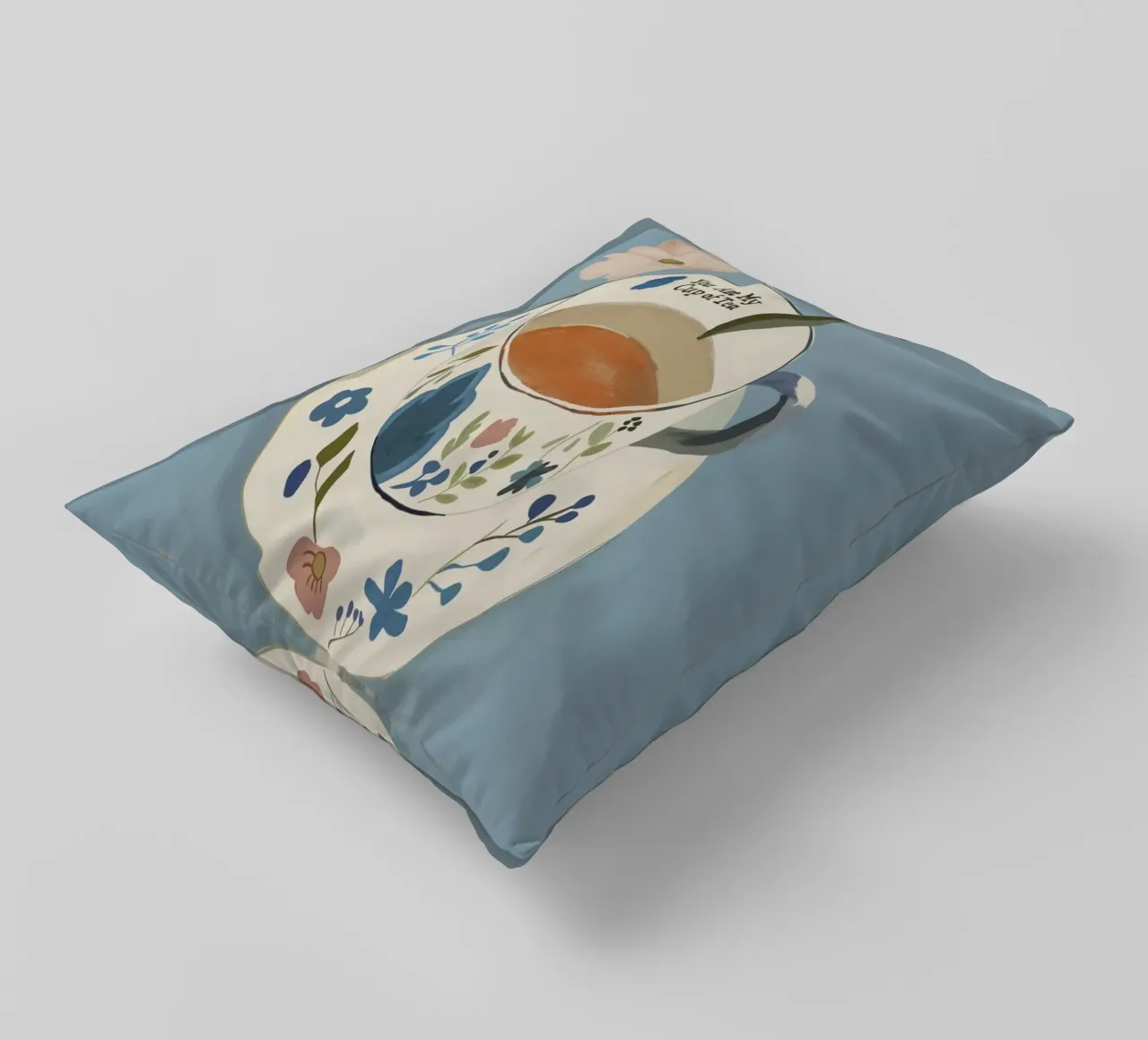 You are My Cup of Tea 3 decorative cushion by ThingDesign