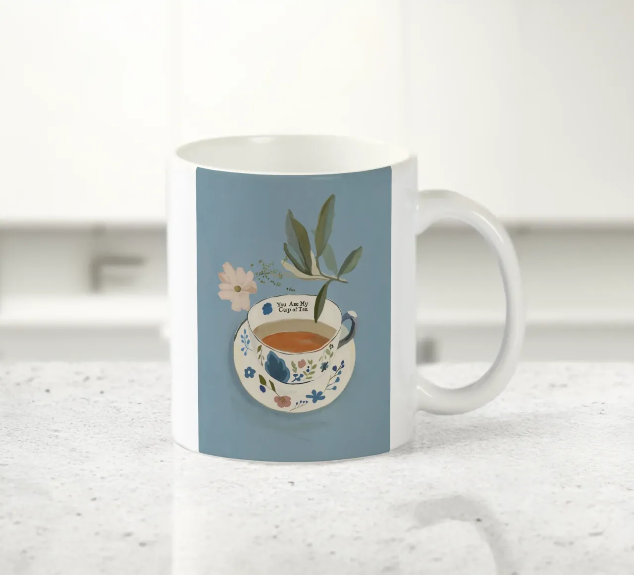 You are My Cup of Tea 3 ceramic mug by ThingDesign