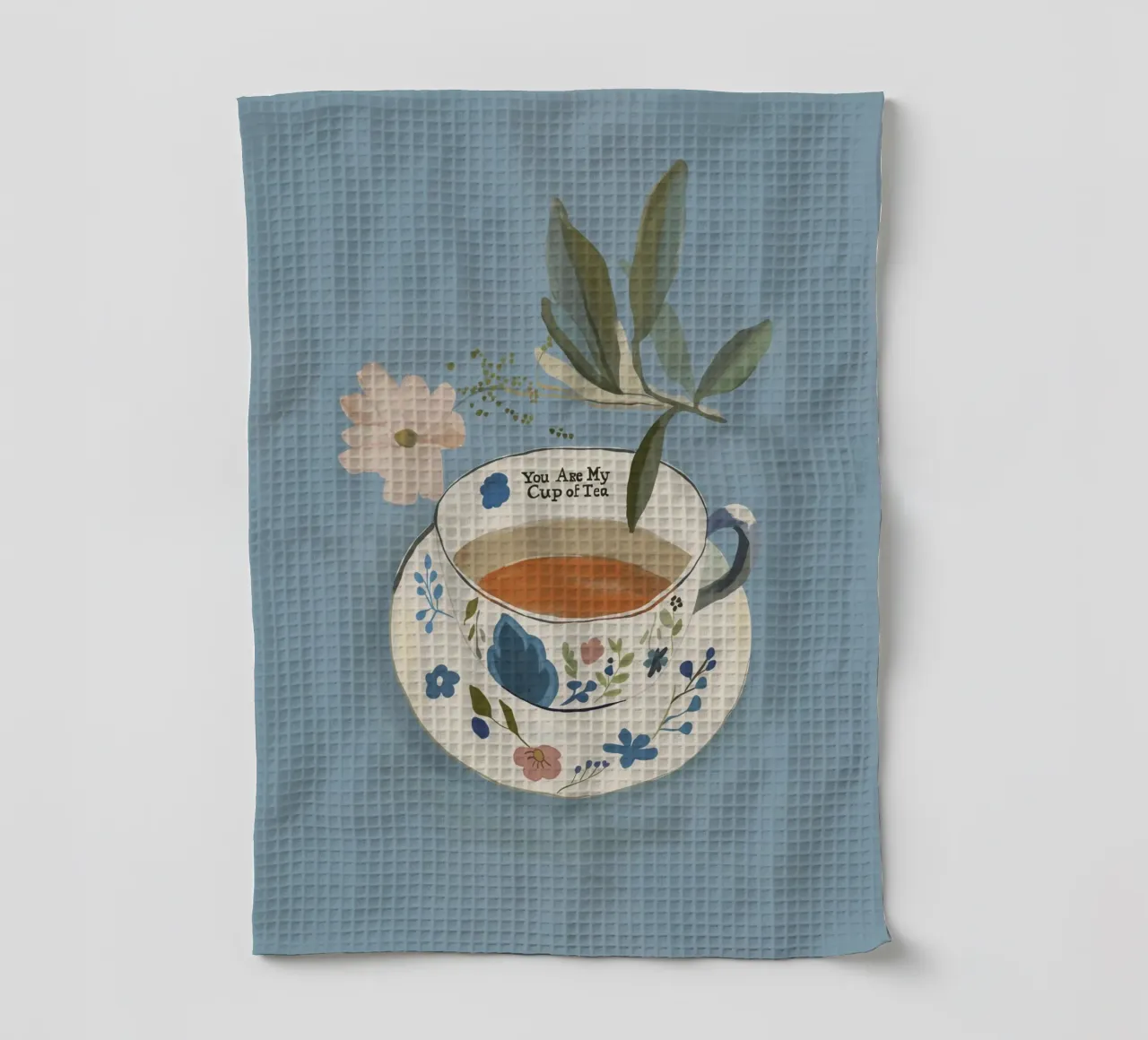 Du bist meine Tasse Tee 3 Geschirrtuch von ThingDesign