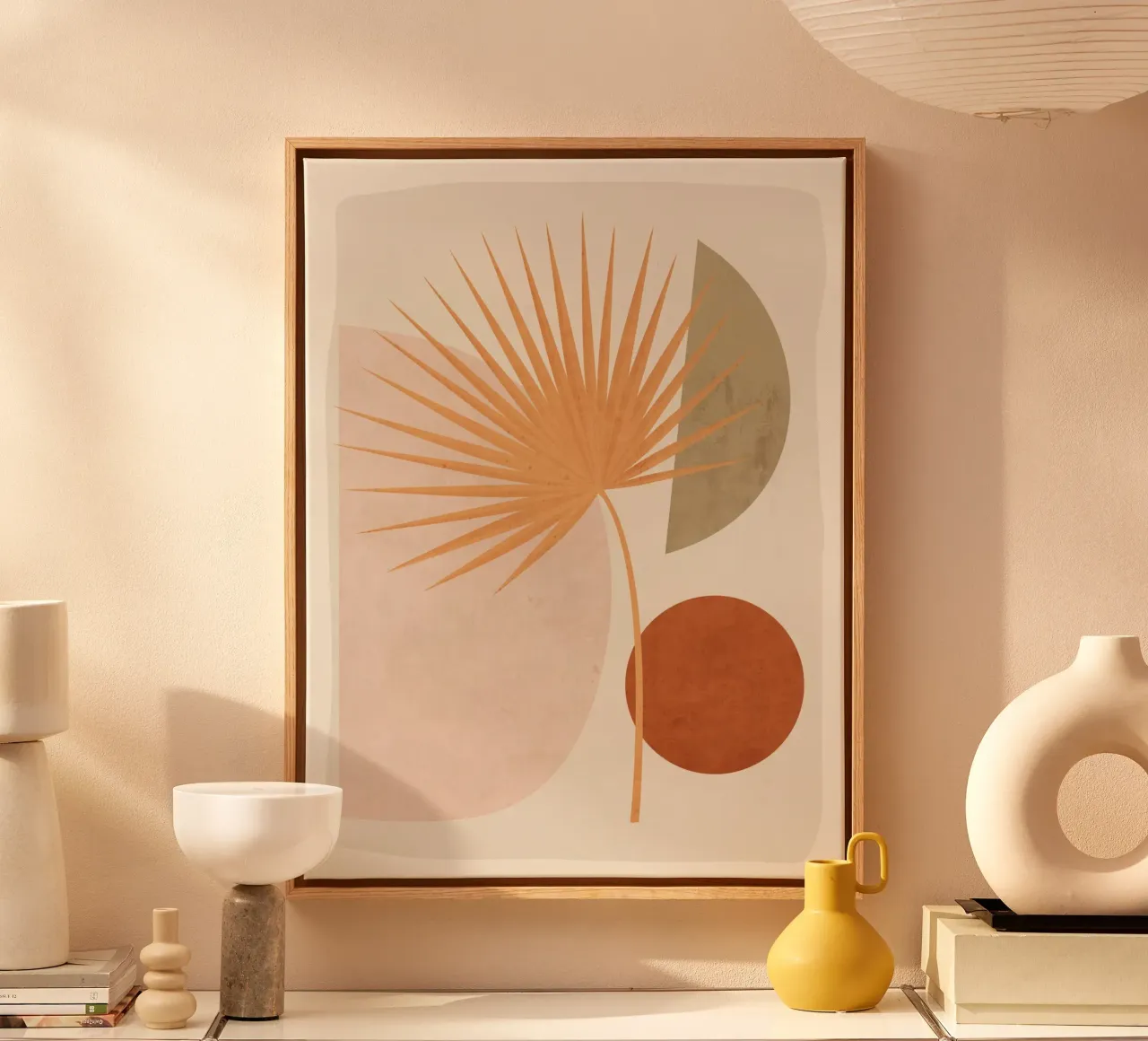 Tropical Leaf- Abstract Art 49a canvas by ThingDesign