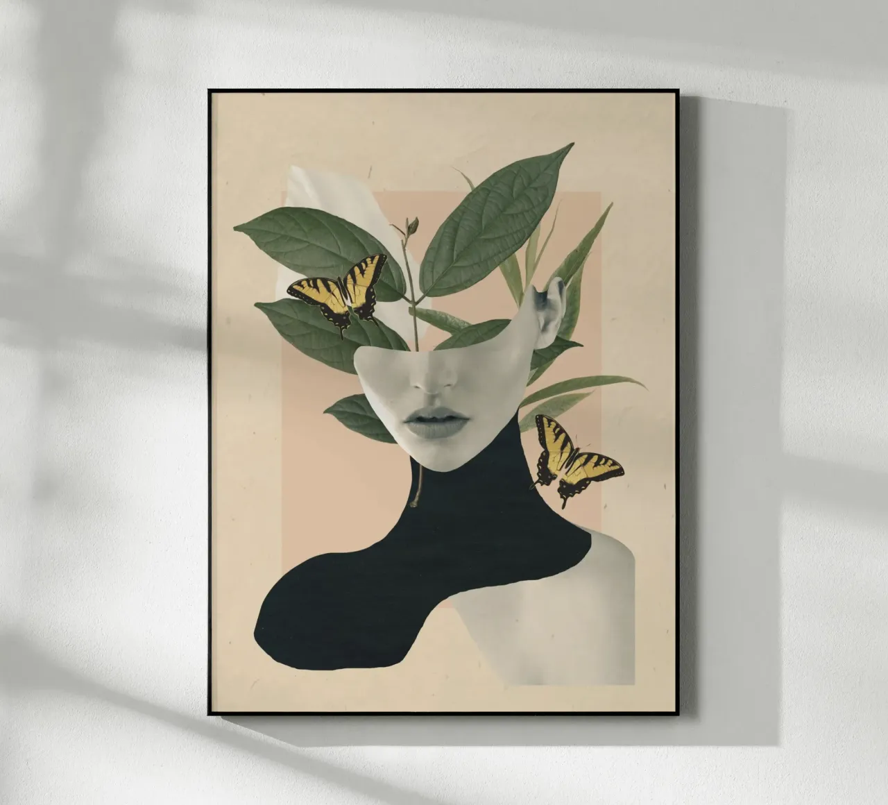 Frau Porträt Collage2 Acryl-Glas von dada22