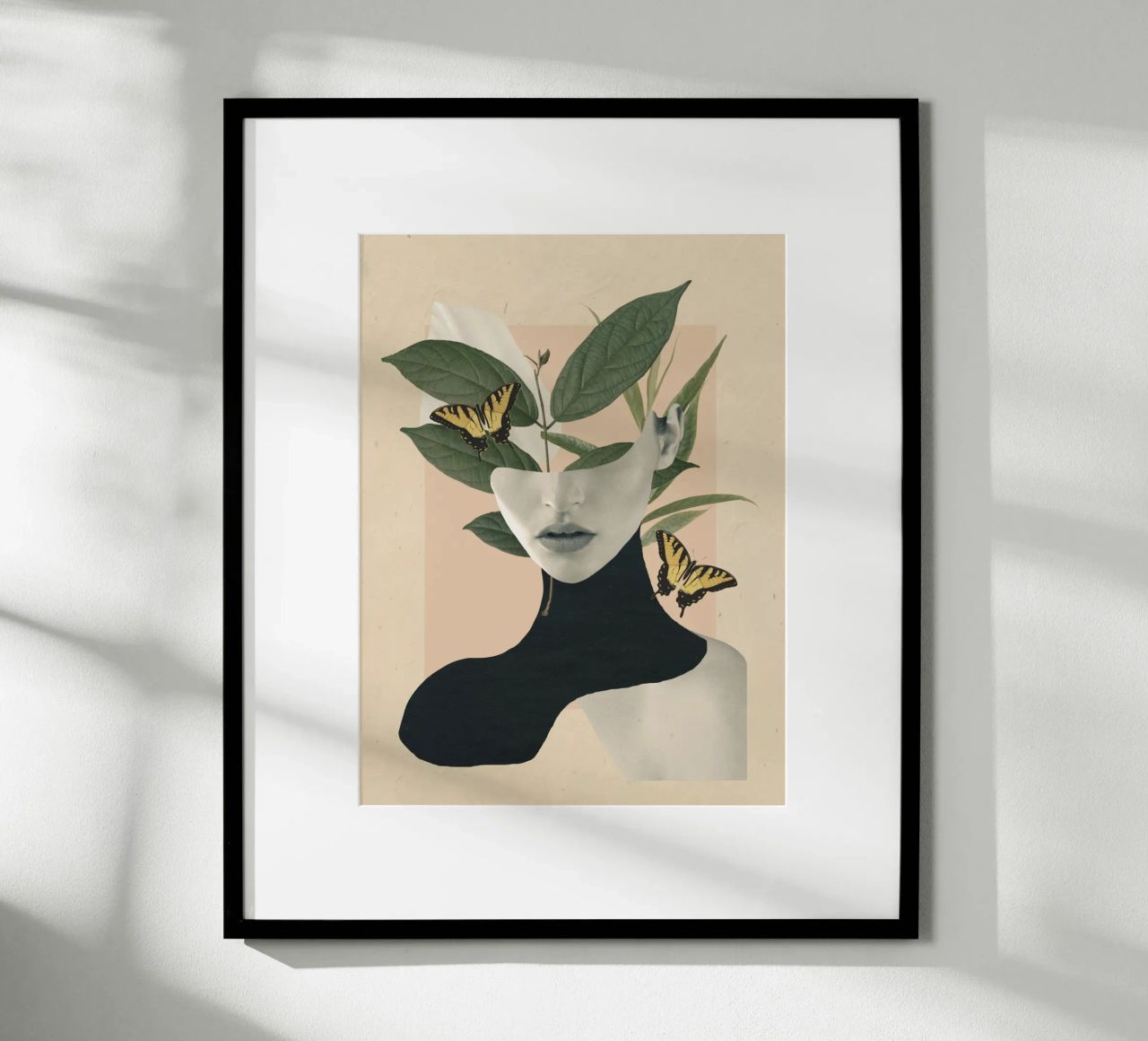 woman portrait collage2 poster by dada22