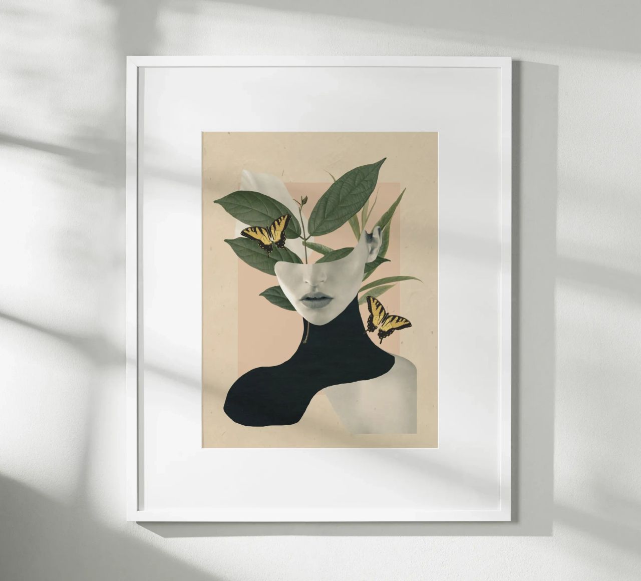woman portrait collage2 poster by dada22