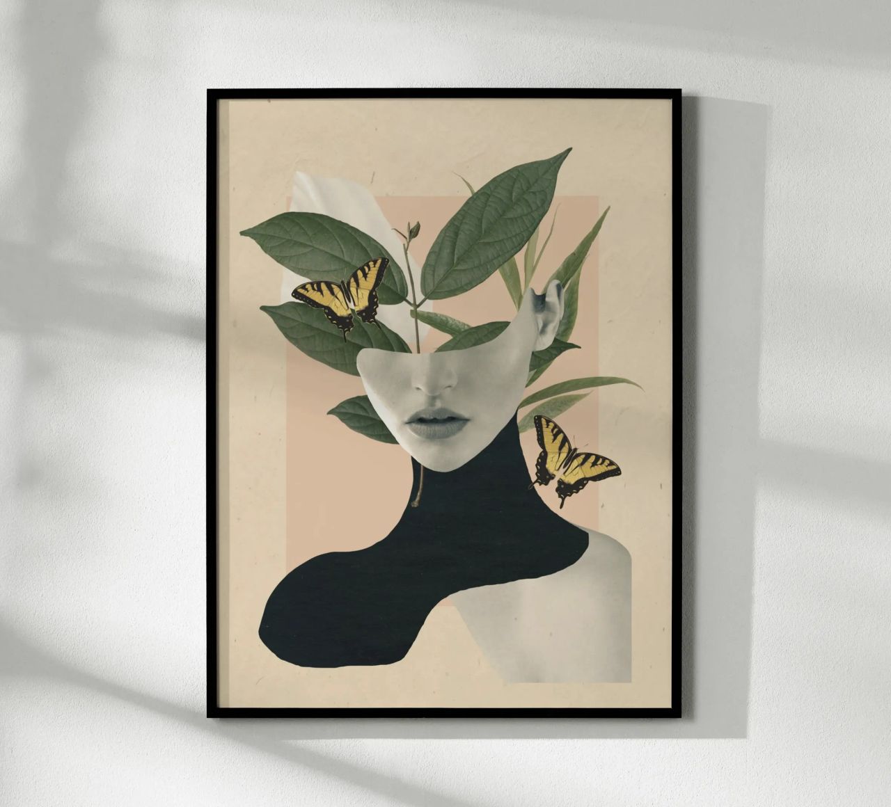 woman portrait collage2 poster by dada22