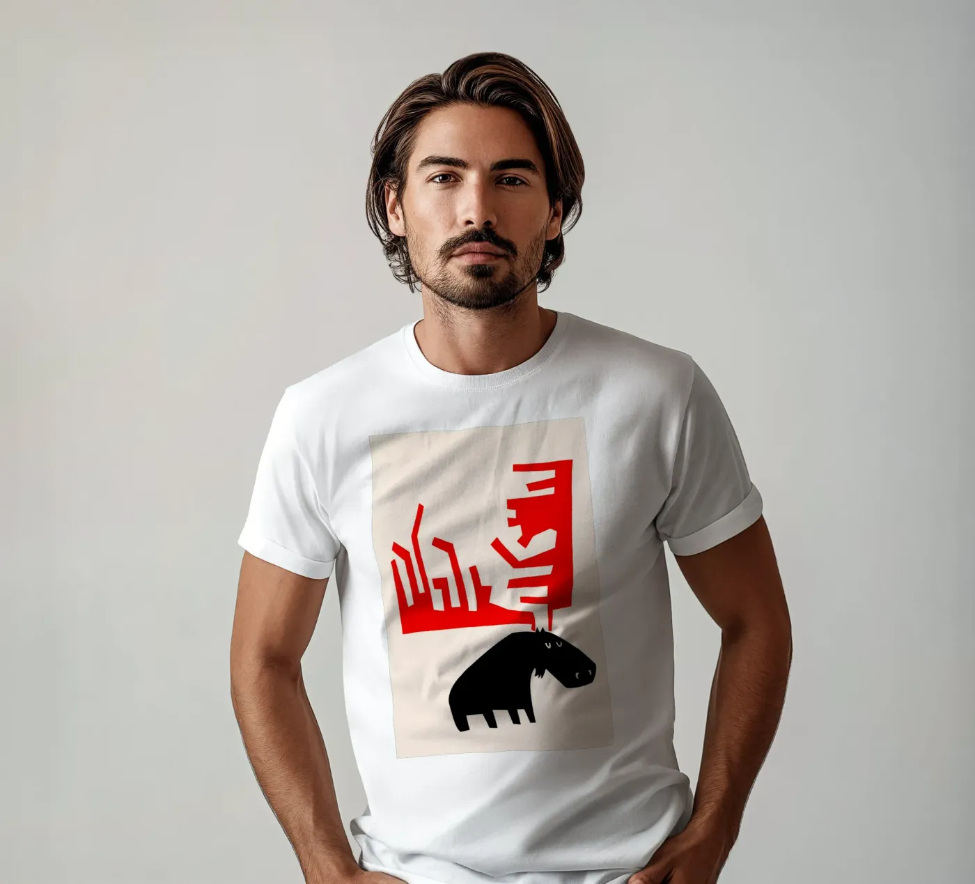 Grumpy Moose t-shirt da Fox & Velvet