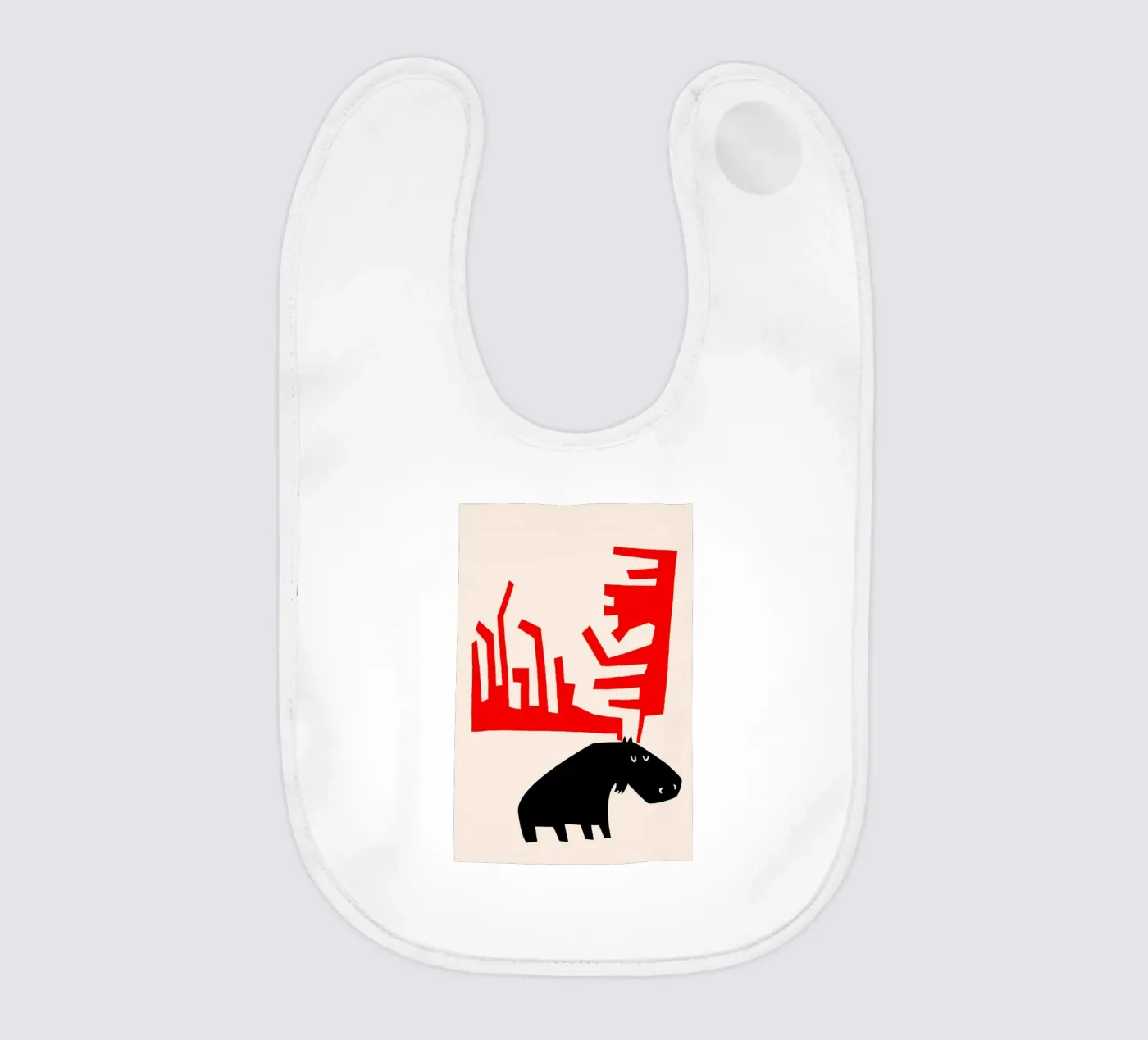 Grumpy Moose bavoir de Fox & Velvet