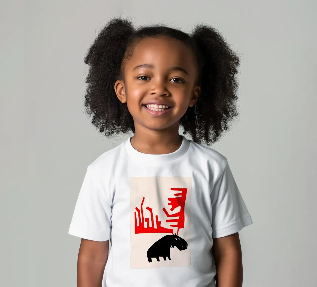 Grumpy Moose kinder t-shirt van Fox & Velvet