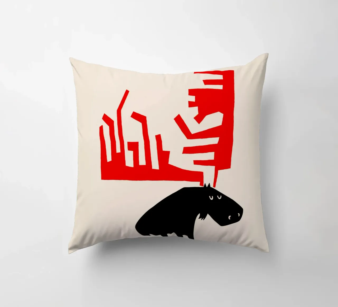 Alce brontolone cuscino da Fox & Velvet