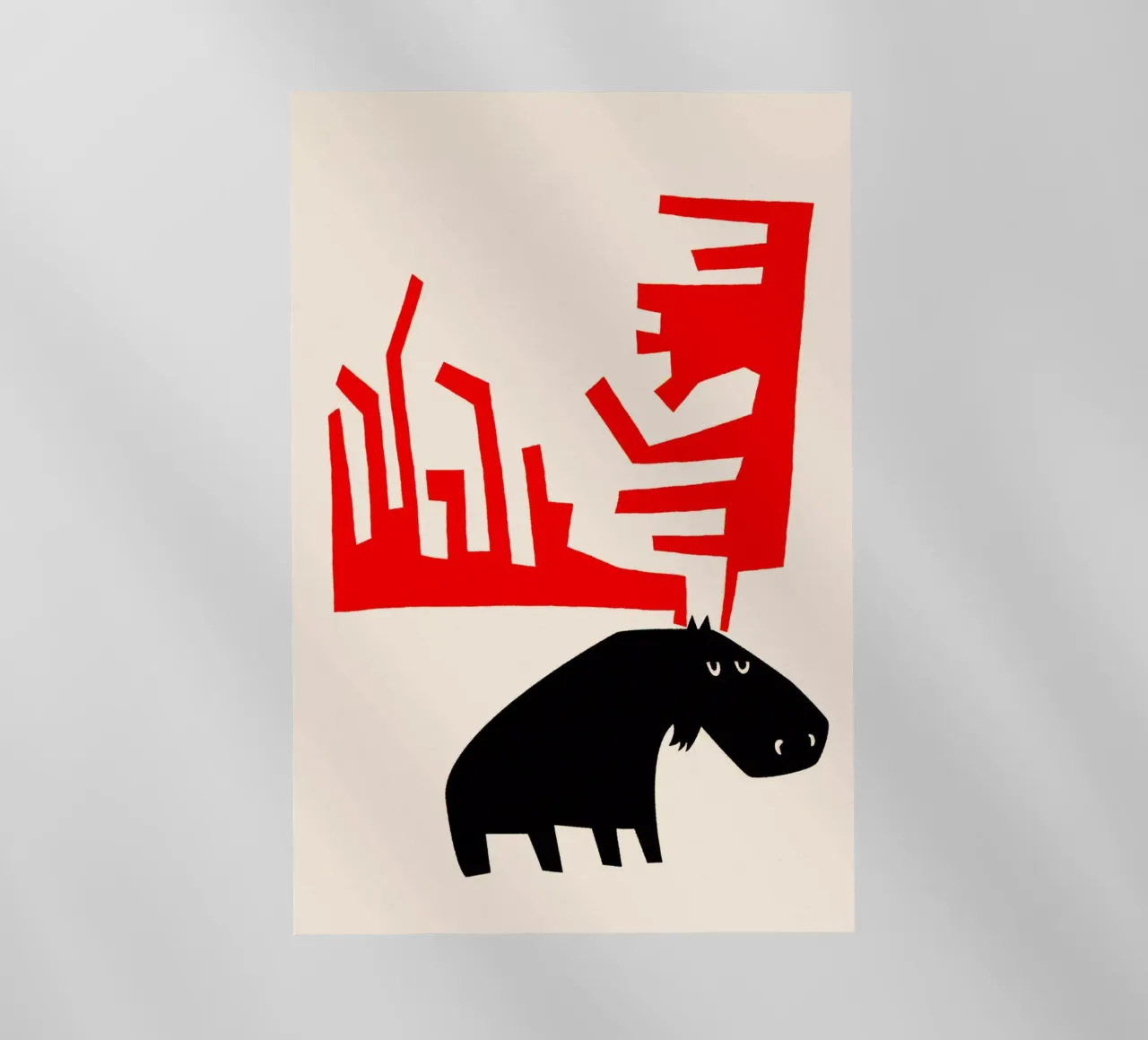 Grumpy Moose backlit film by Fox & Velvet