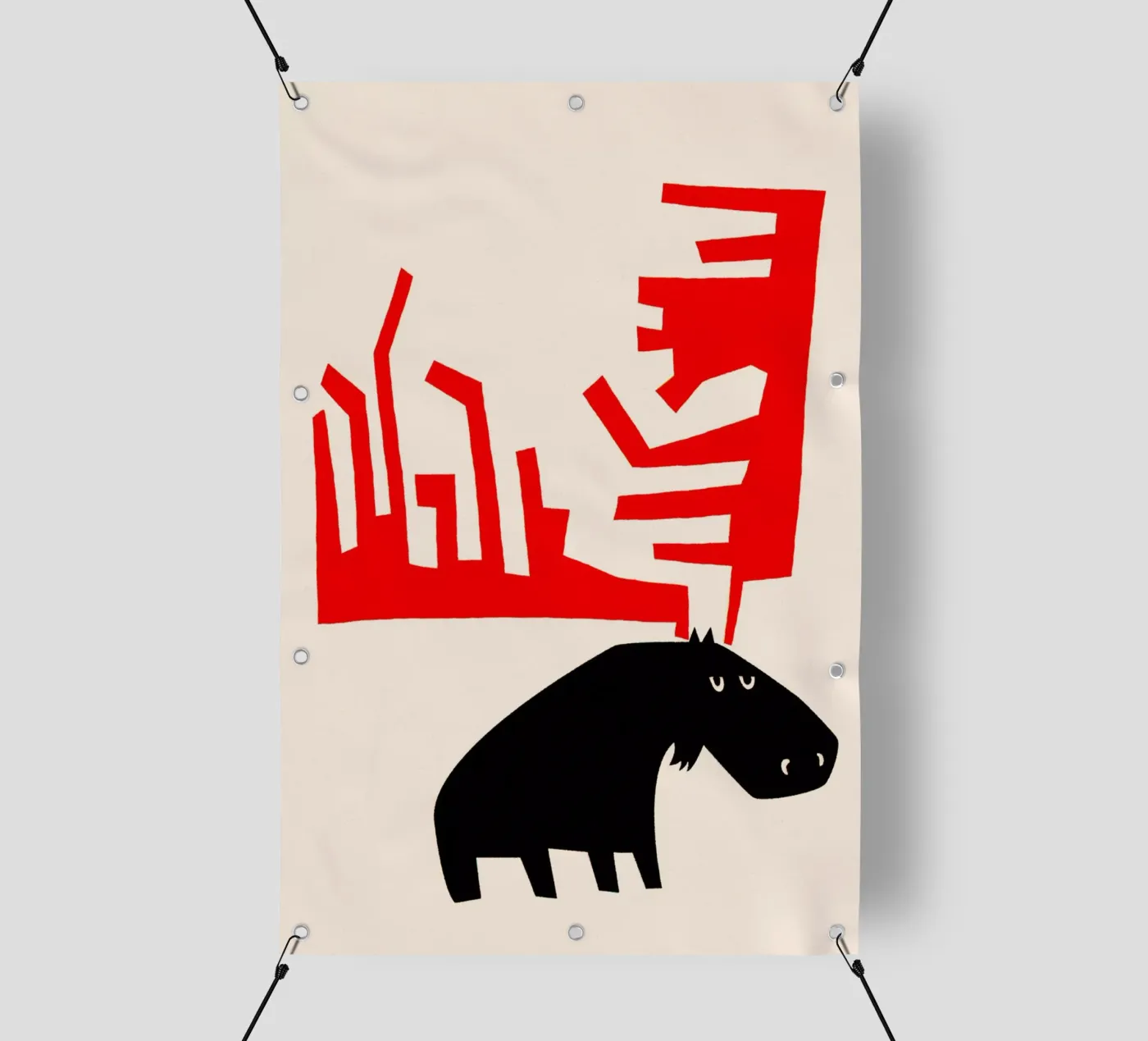 Grumpy Moose pvc cover by Fox & Velvet