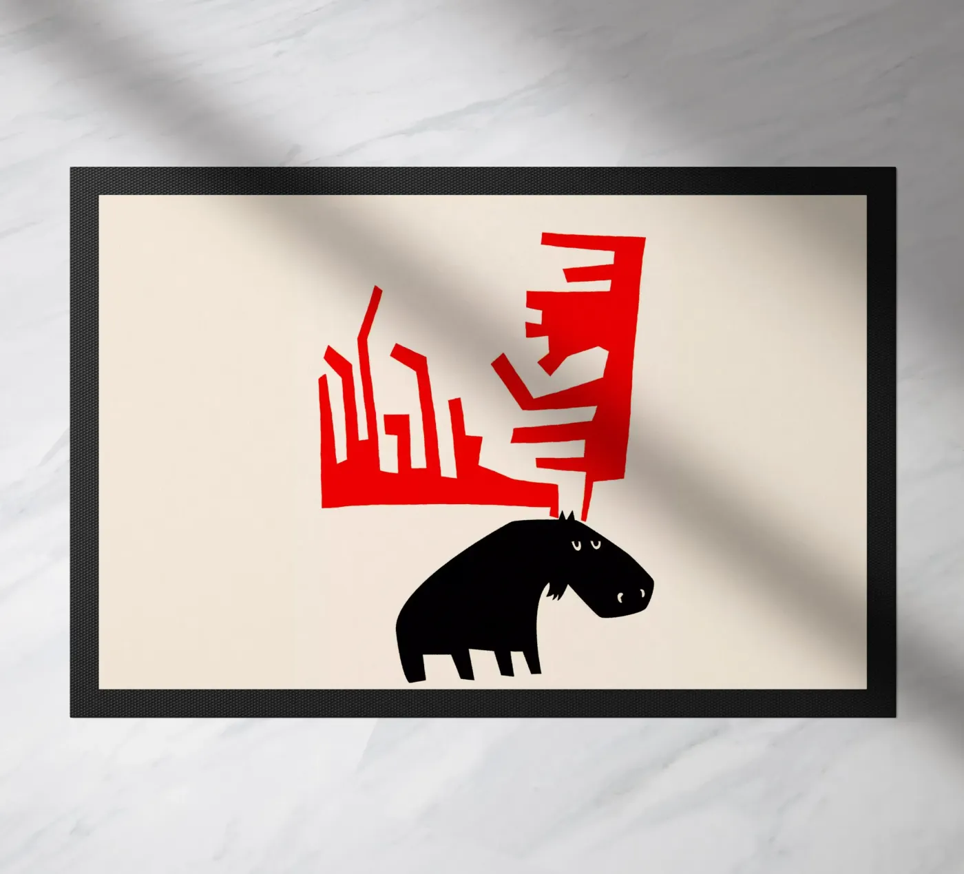 Alce brontolone zerbino da Fox & Velvet