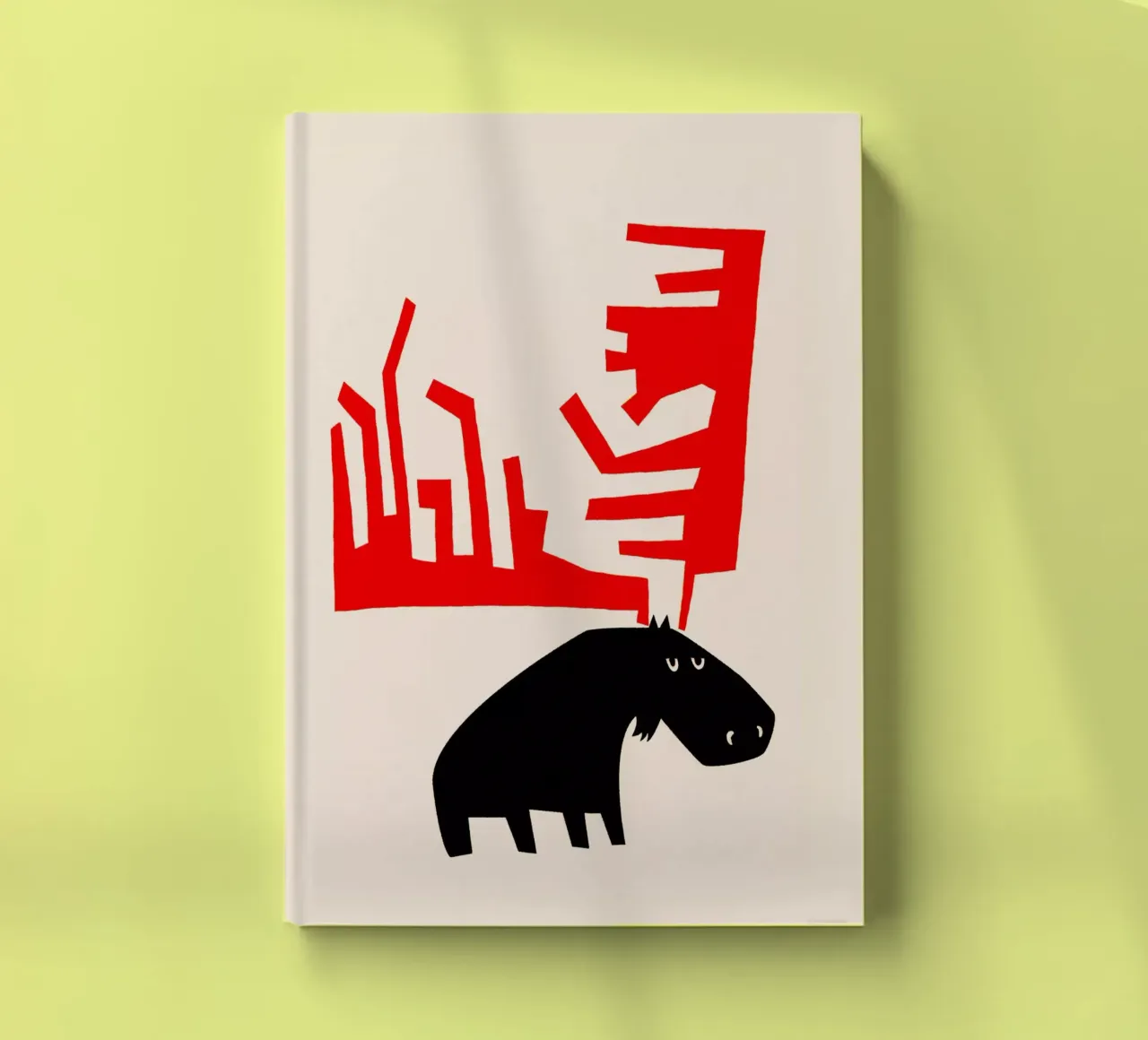 Grumpy Moose notebook by Fox & Velvet