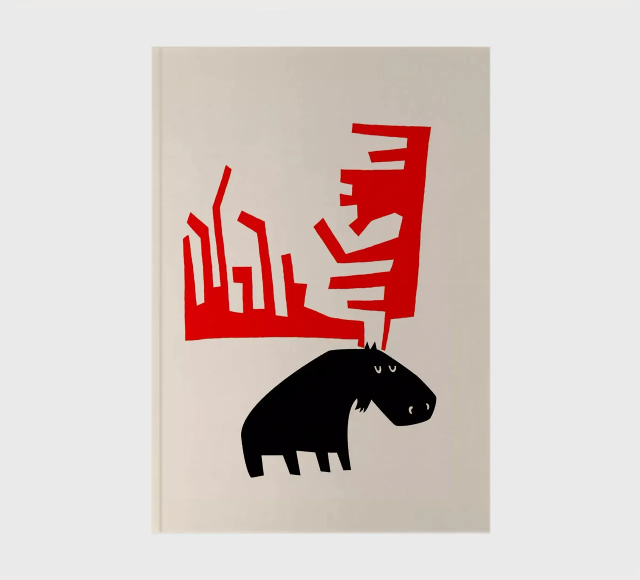 Grumpy Moose notebook by Fox & Velvet