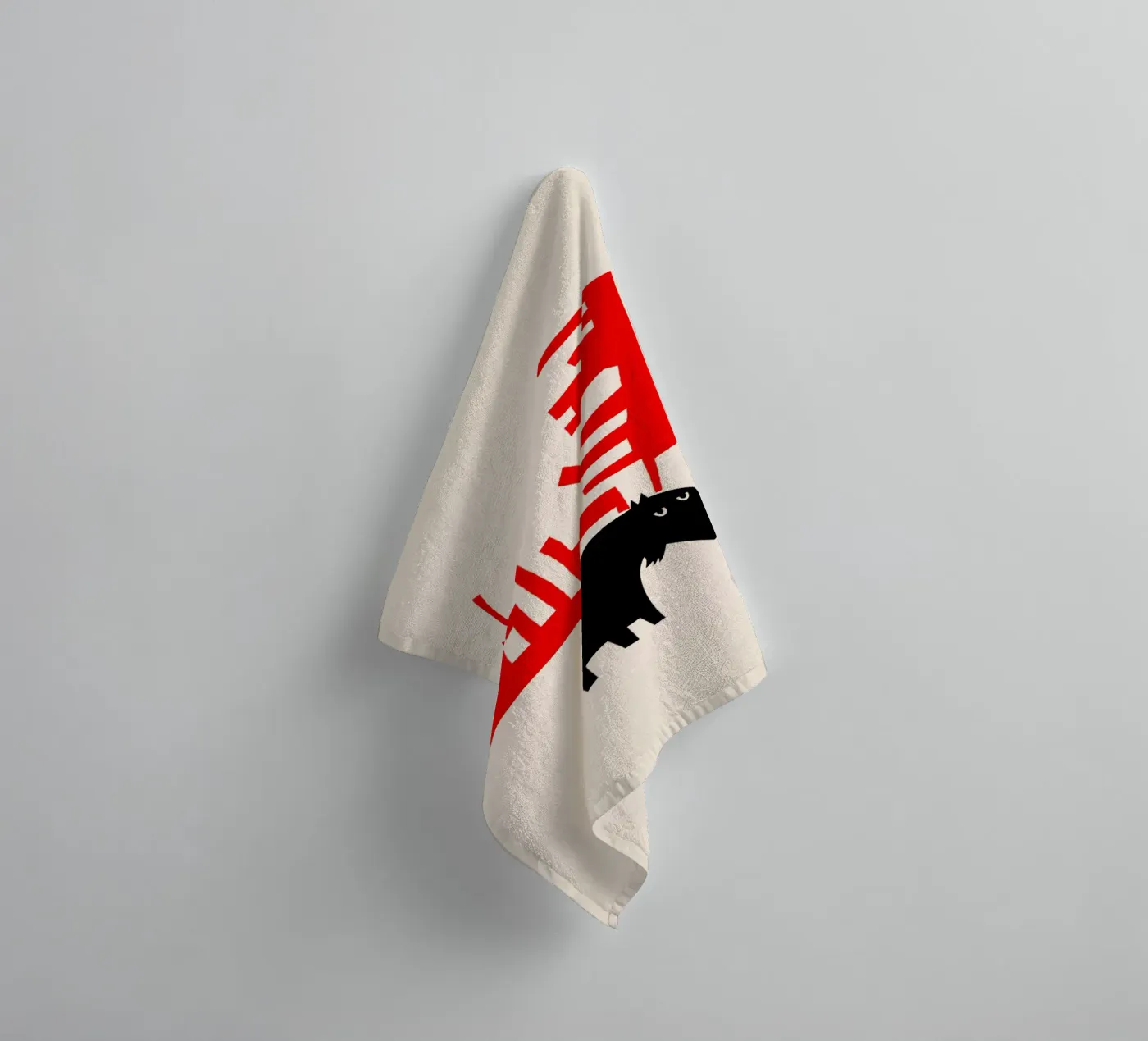 Knorrige Eland badhanddoek van Fox & Velvet