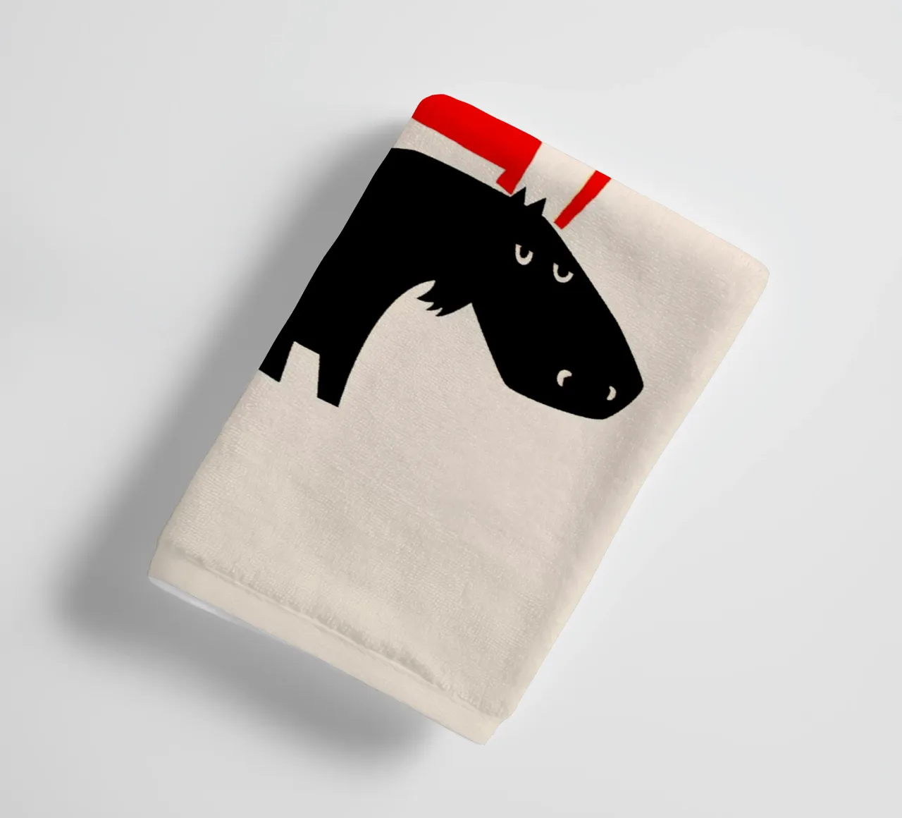 Alce brontolone asciugamano da bagno da Fox & Velvet