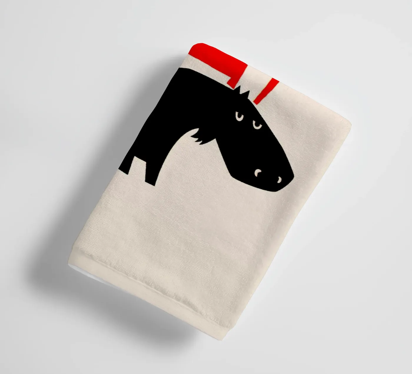 Knorrige Eland badhanddoek van Fox & Velvet