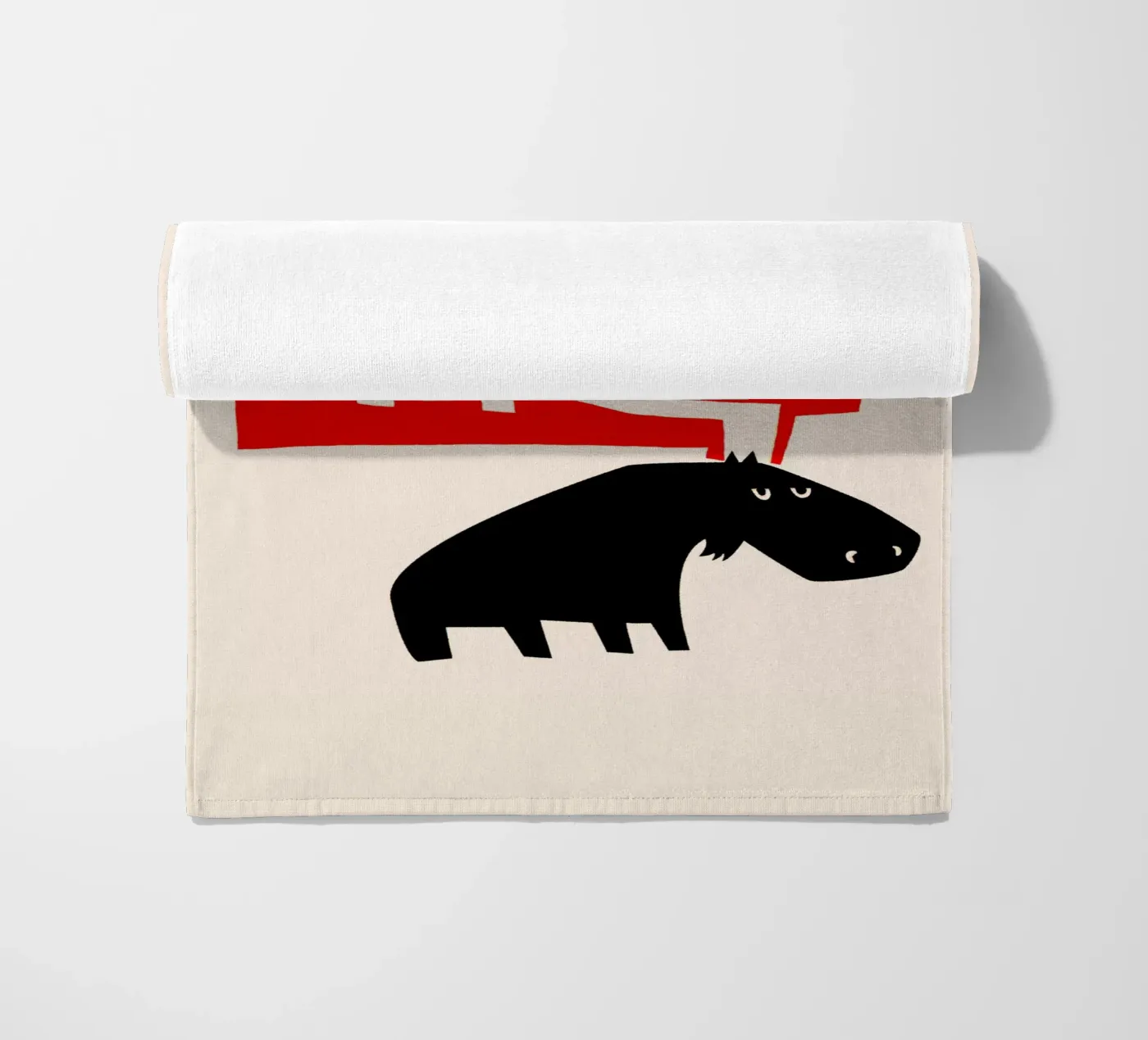 Grumpy Moose serviette de plage de Fox & Velvet