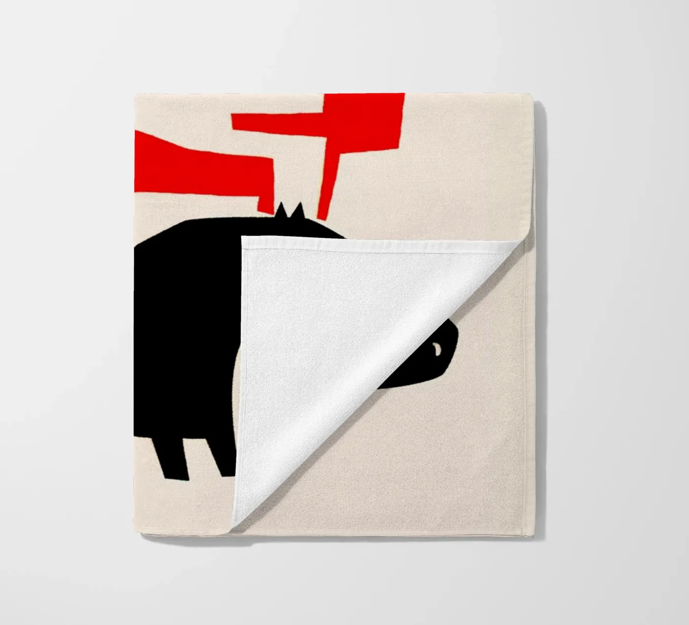 Grumpy Moose serviette de plage de Fox & Velvet