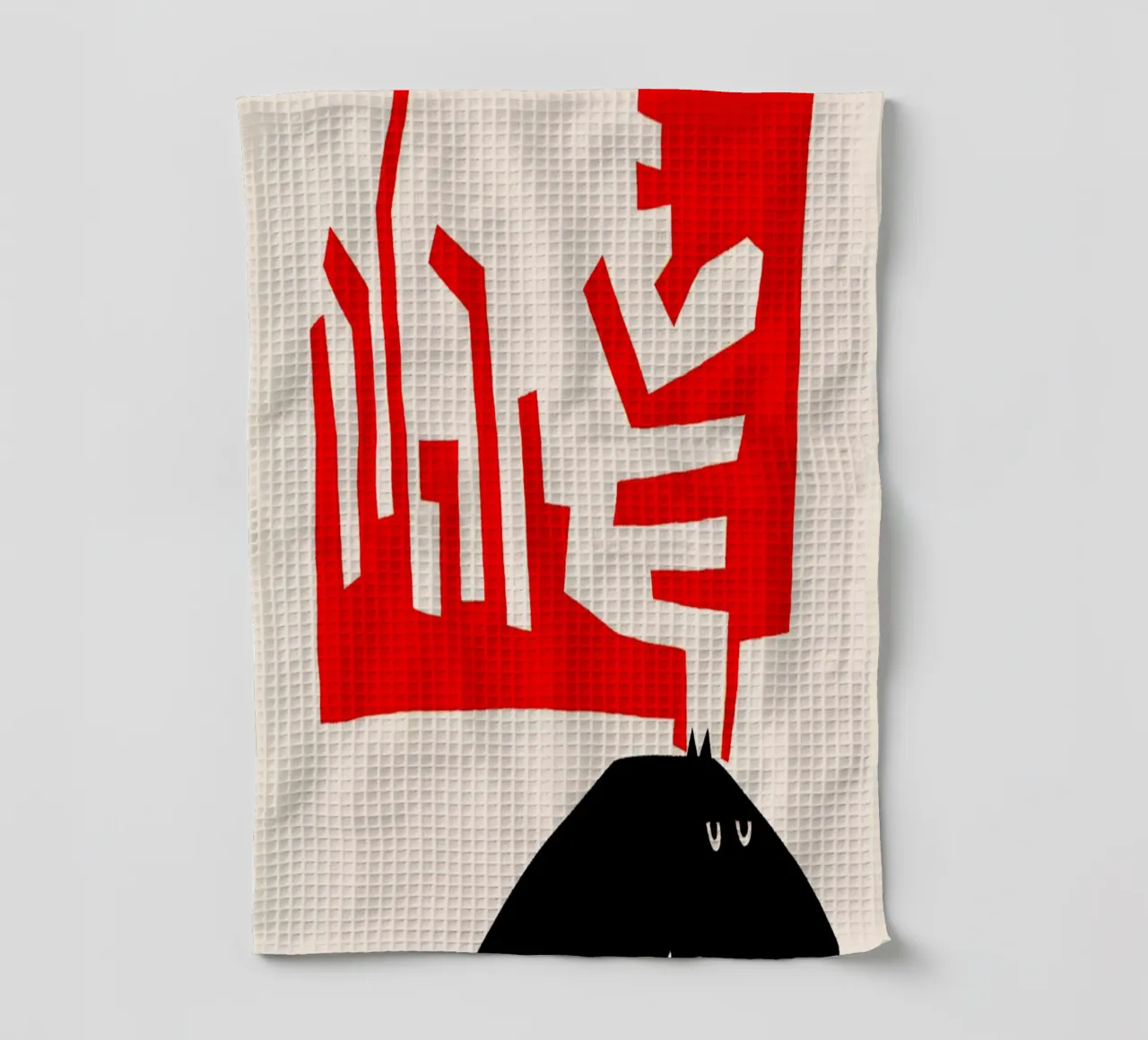 Grumpy Moose Geschirrtuch von Fox & Velvet