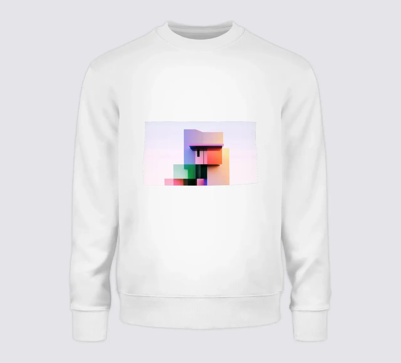 Forma geometrica colorata felpa da Geometric