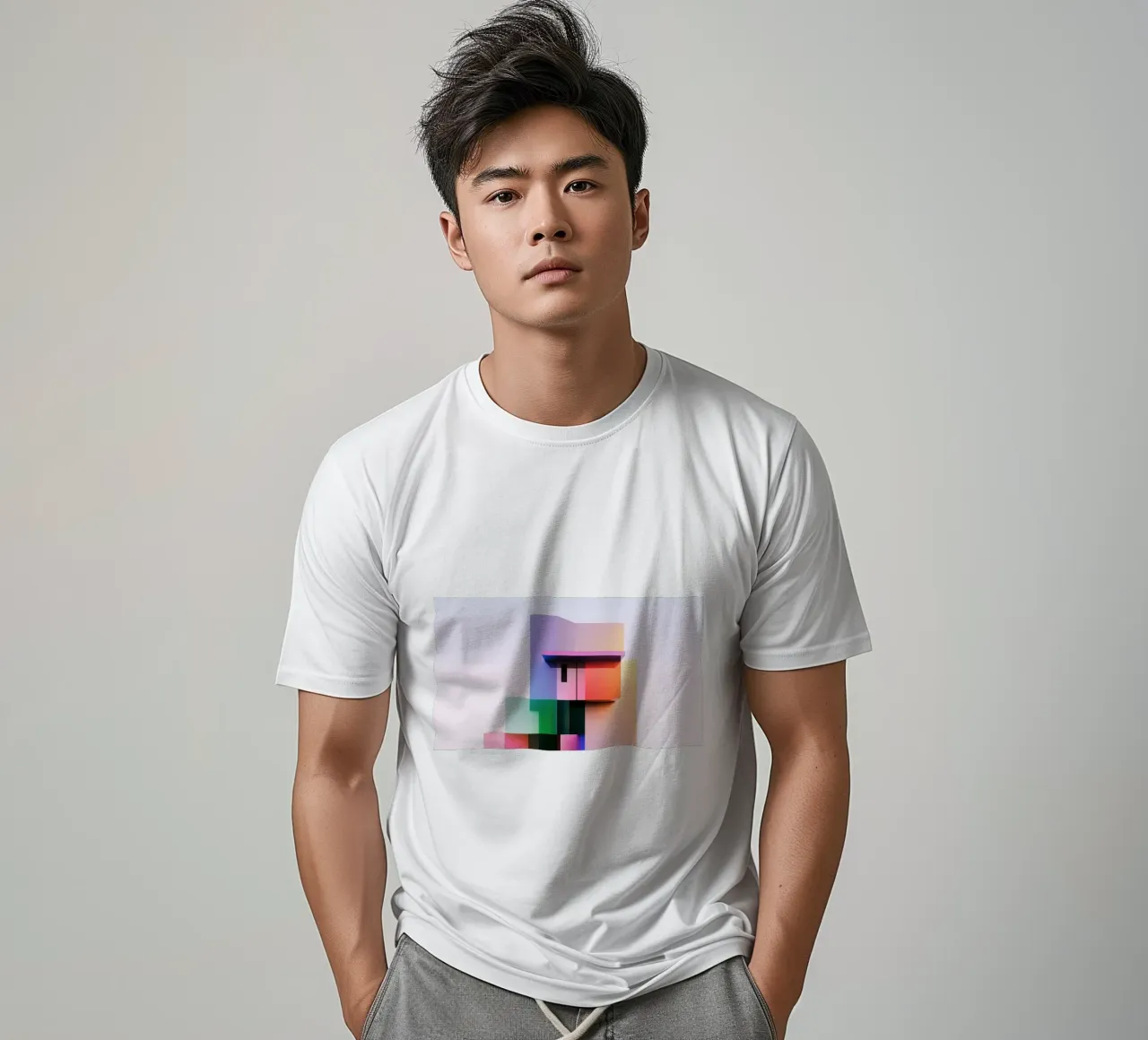 Forma geometrica colorata t-shirt da Geometric