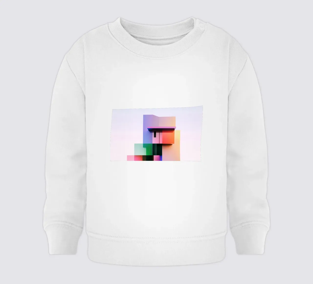 Forma geometrica colorata felpa neonato da Geometric