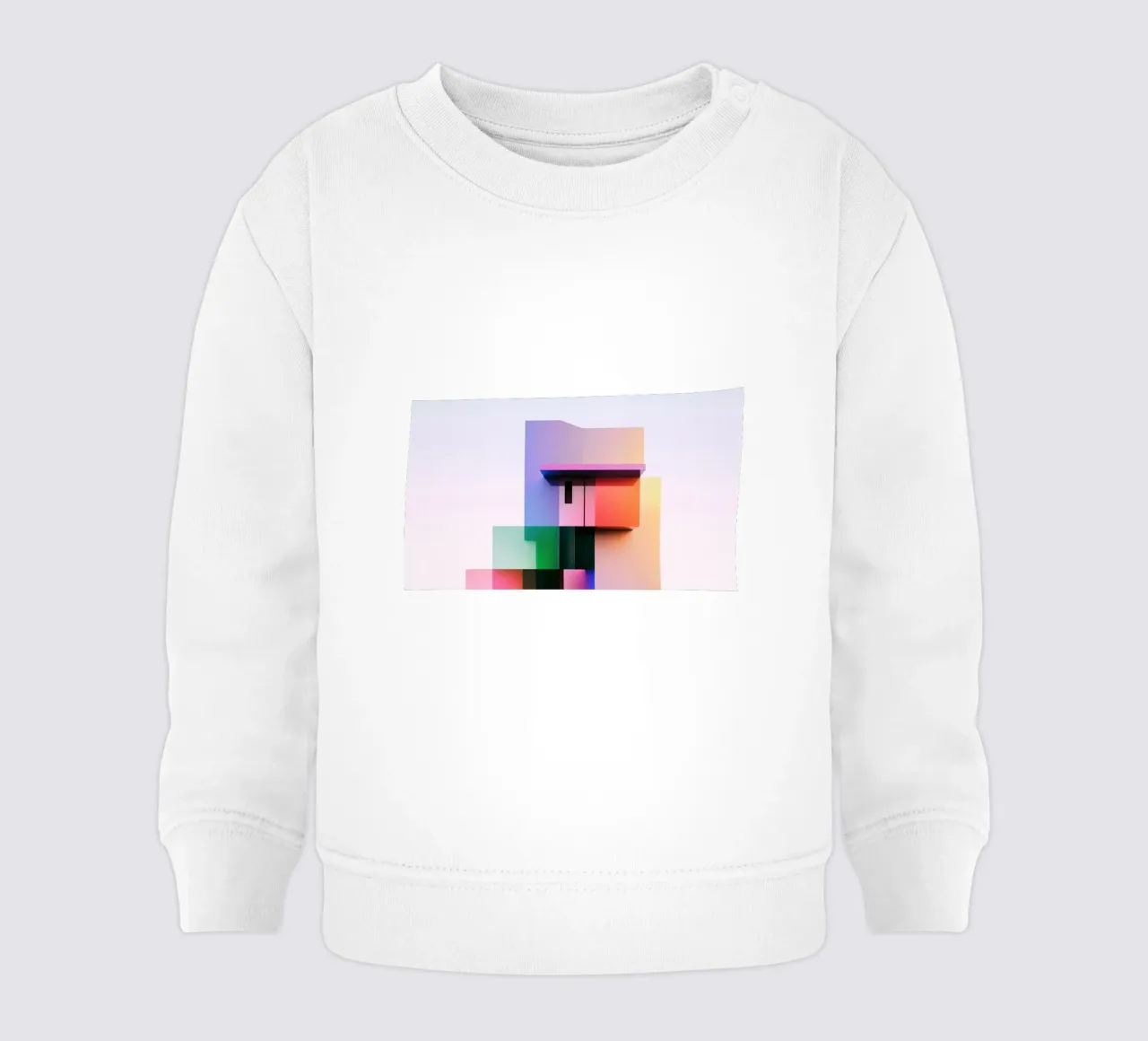 Forma geometrica colorata felpa neonato da Geometric