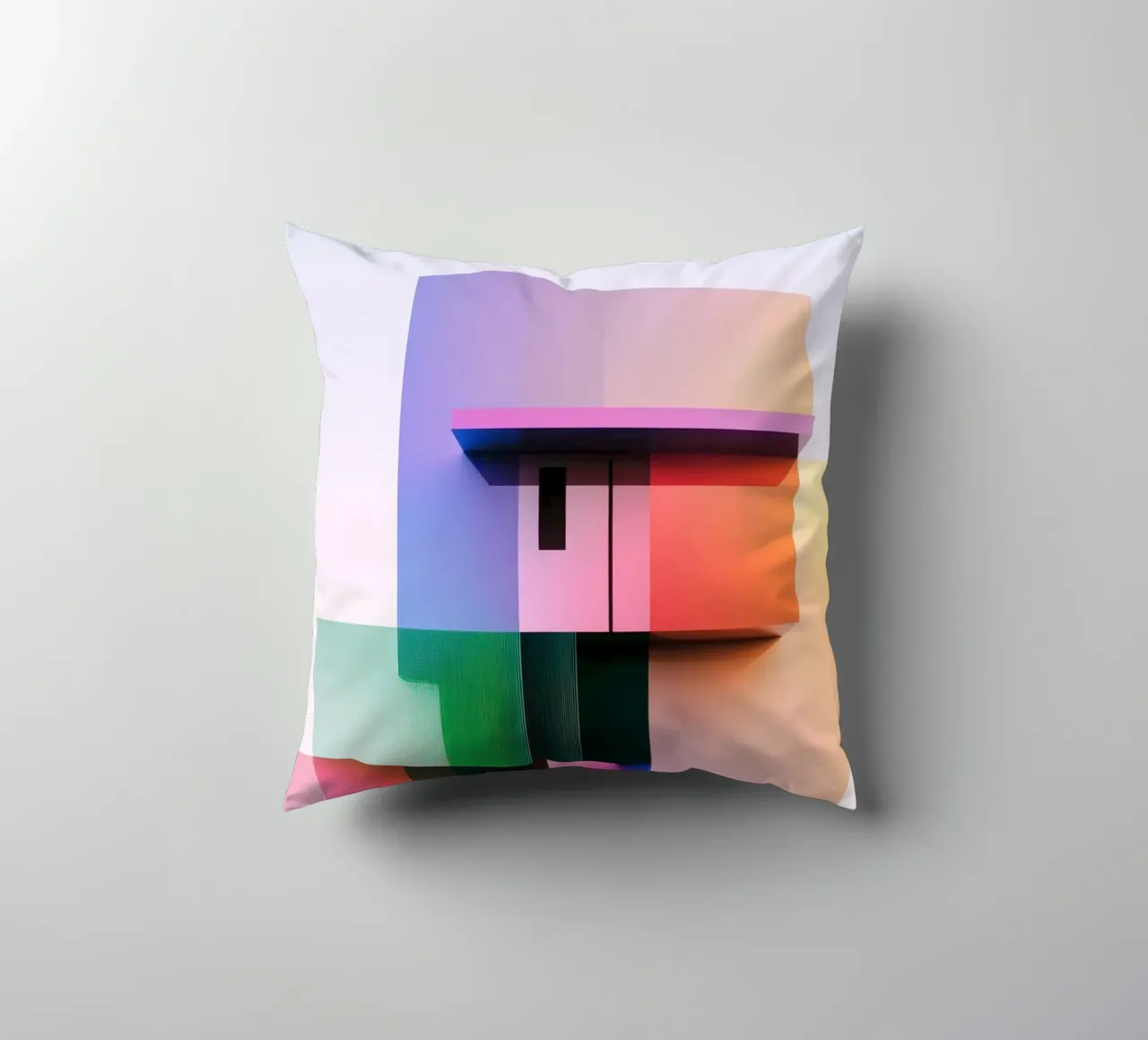 Forma geometrica colorata cuscino da Geometric