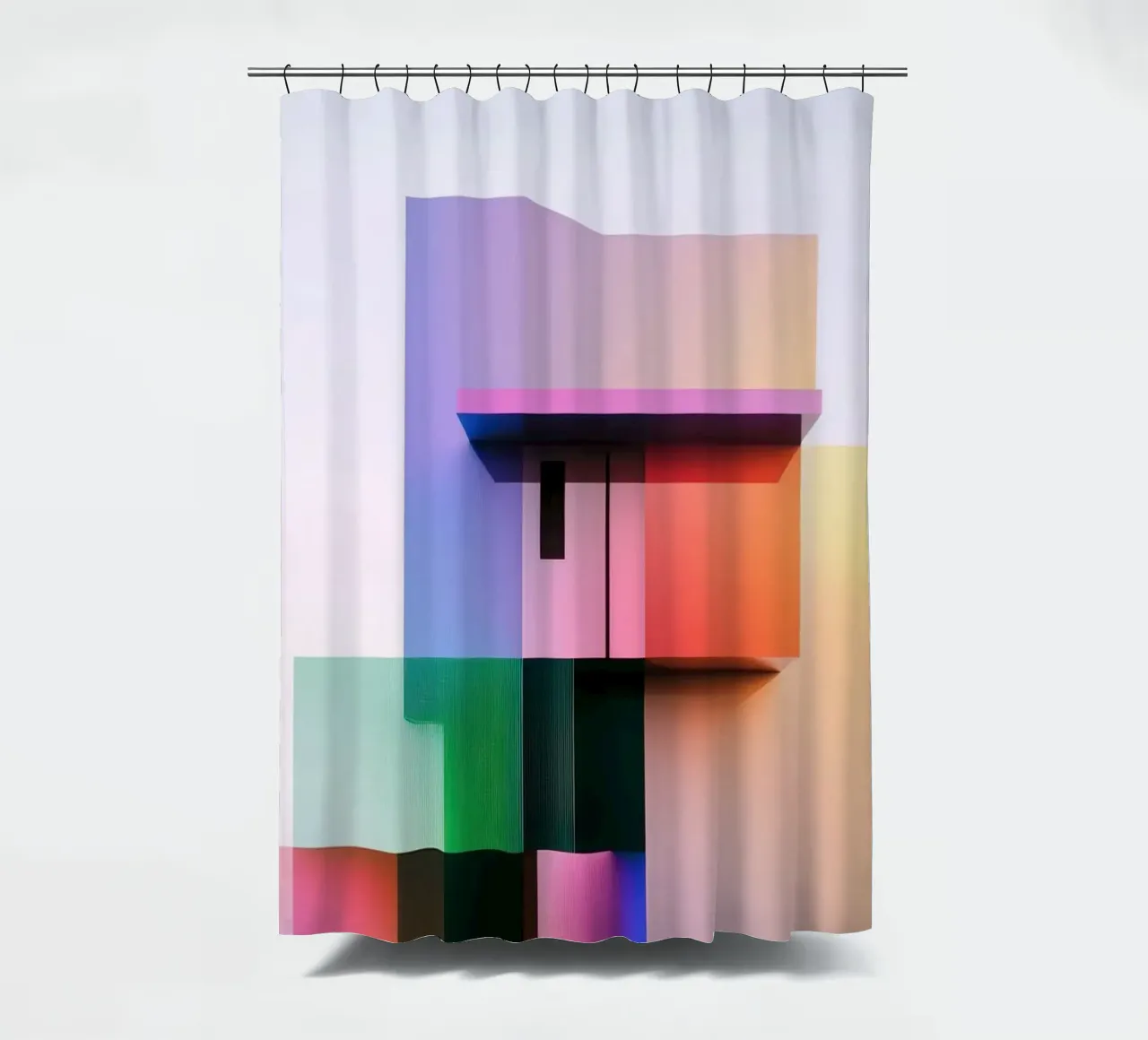 Forma geometrica colorata tenda da doccia da Geometric
