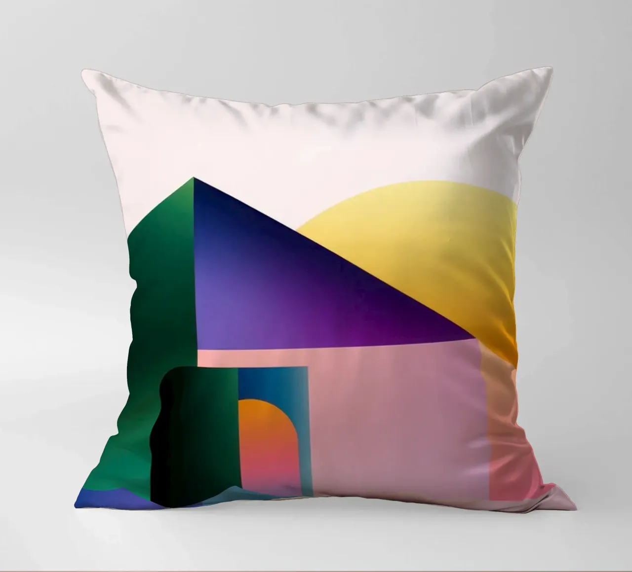 Forma geometrica colorata 2 cuscino da Geometric
