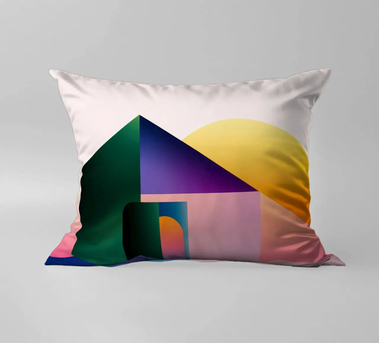 Forma geometrica colorata 2 cuscino da Geometric