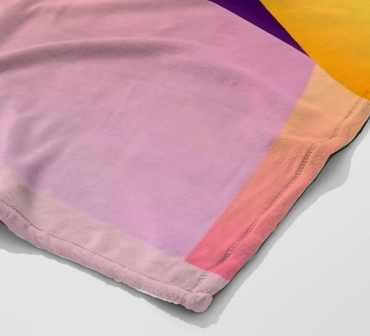 Forma geometrica colorata 2 coperta in pile da Geometric