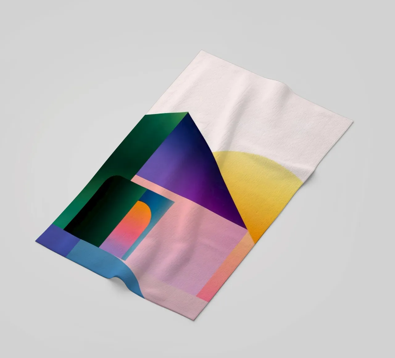 Forma geometrica colorata 2 telo mare da Geometric