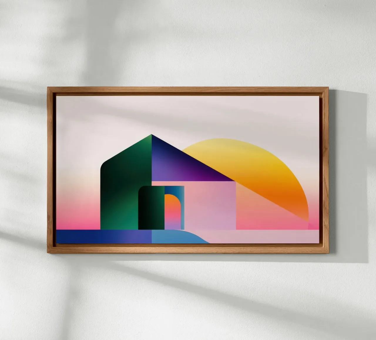 Forma geometrica colorata 2 alluminio dibond da Geometric