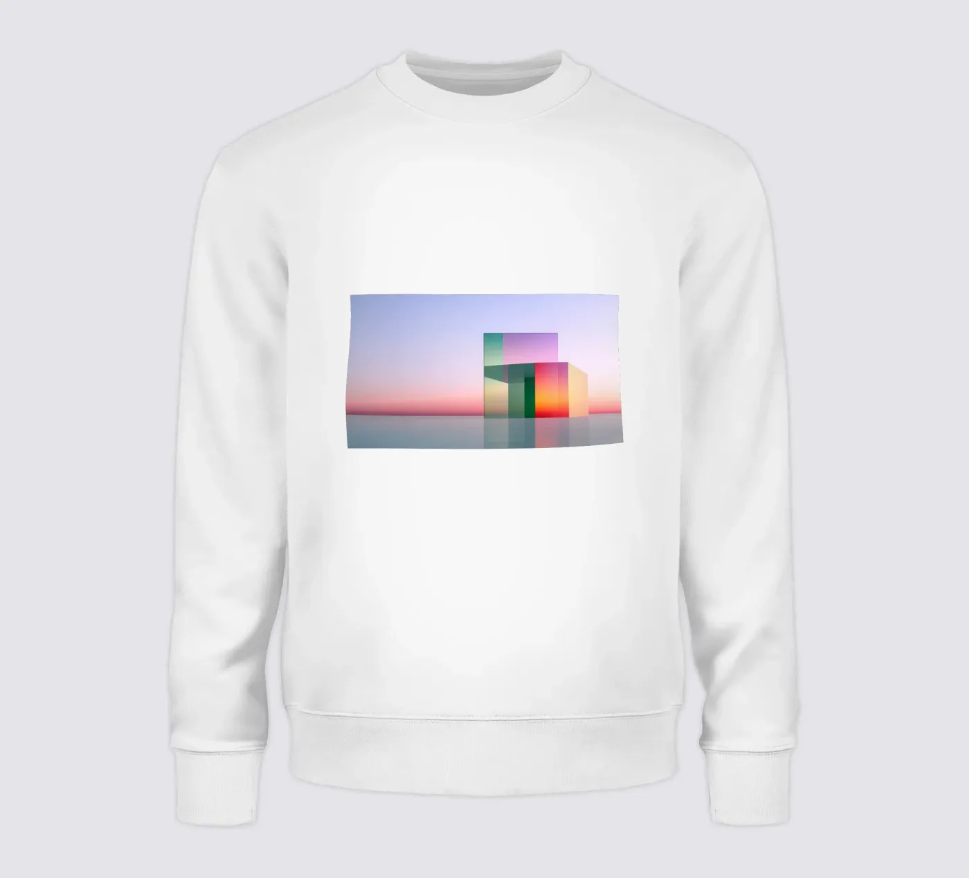 Colour reflection felpa da Geometric